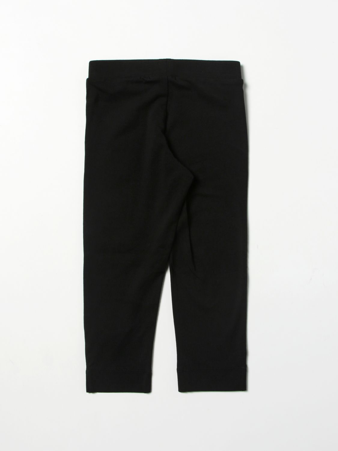Pants Moschino Kid: Moschino Kid leggings with logo black 2