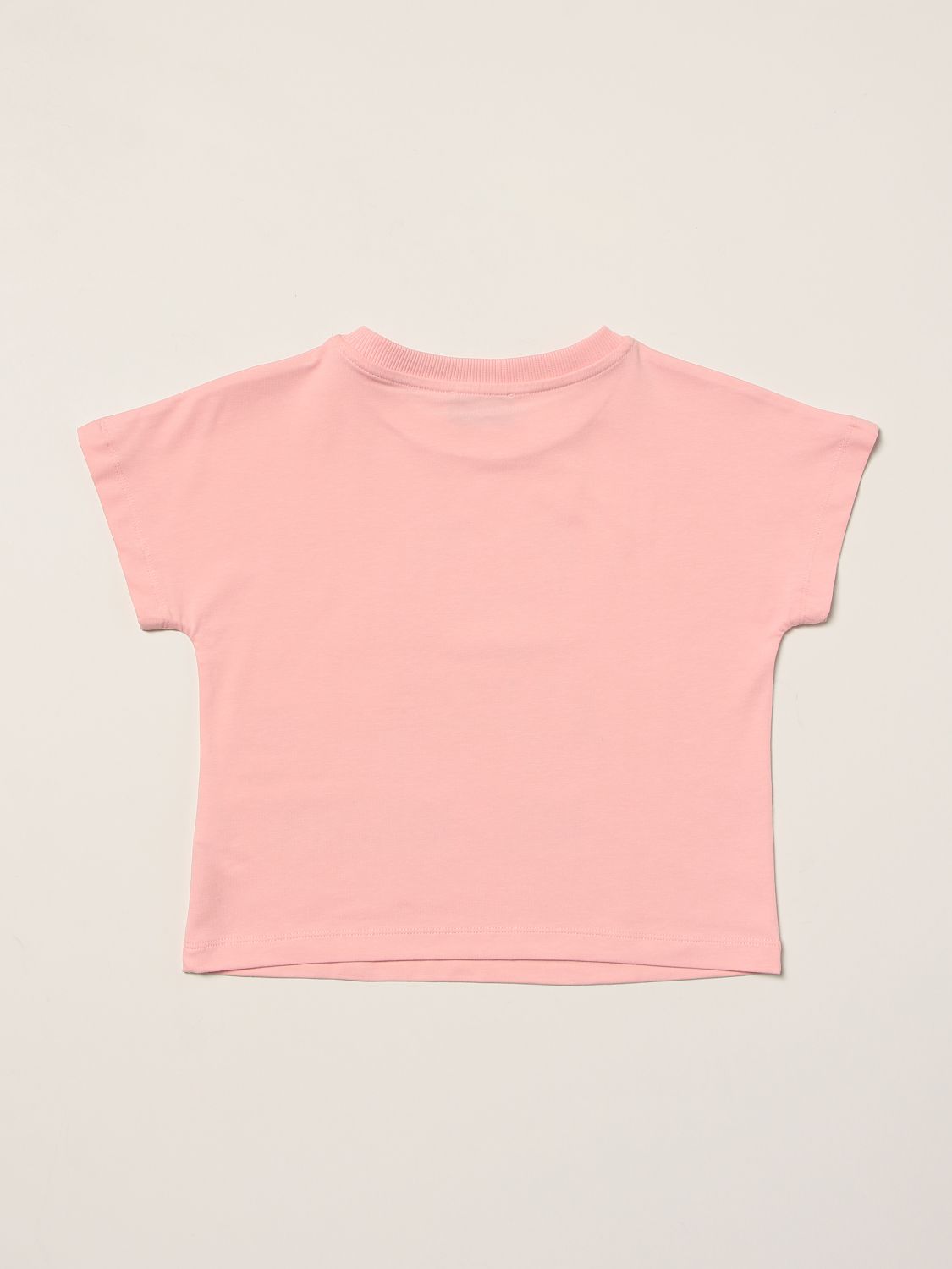 MOSCHINO KID: t-shirt with Teddy and strawberries print - Pink ...