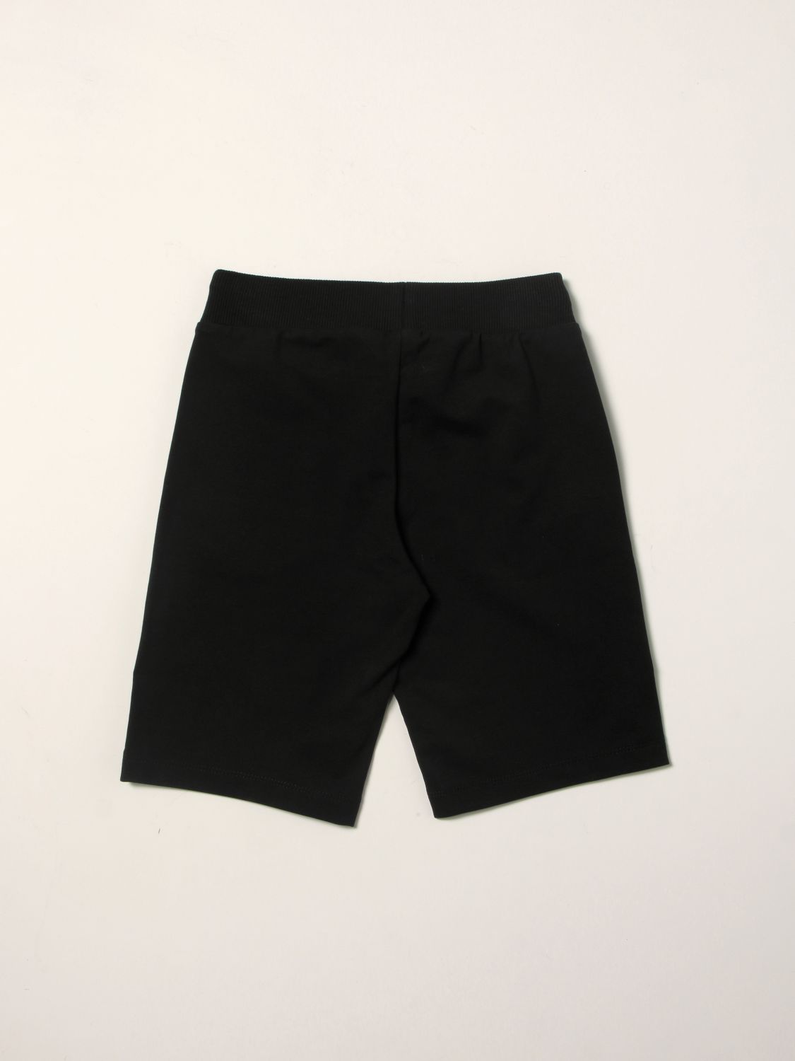 Pantaloncino Moschino Kid: Bermuda Moschino Kid in cotone con logo nero 2