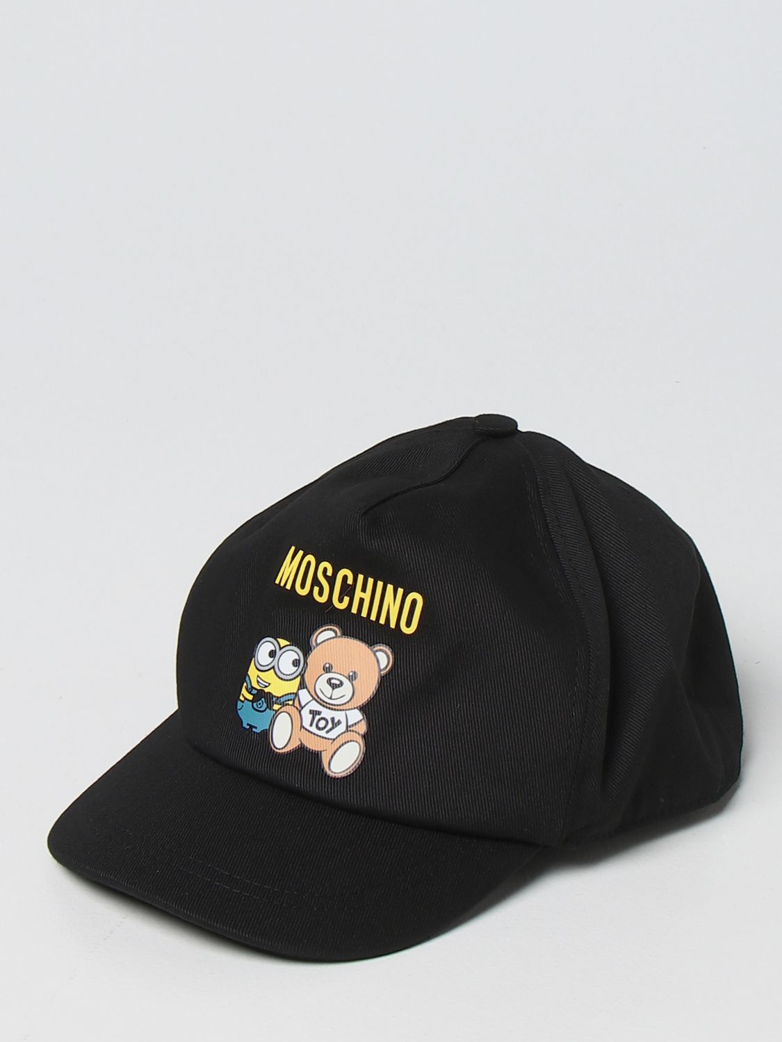 MOSCHINO KID：Moschino Kid帽子儿童 - 黑色 | Moschino Kid帽子HMX01NLOA04在线就在