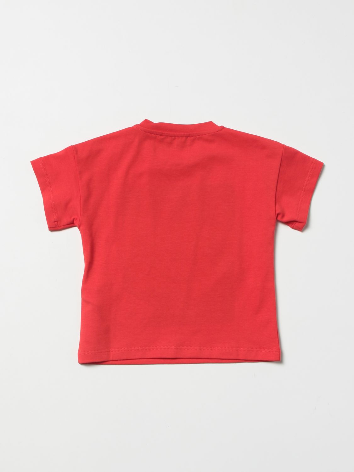 T-shirt Moschino Baby: T-shirt Moschino Baby in cotone con Teddy Bear rosso 2