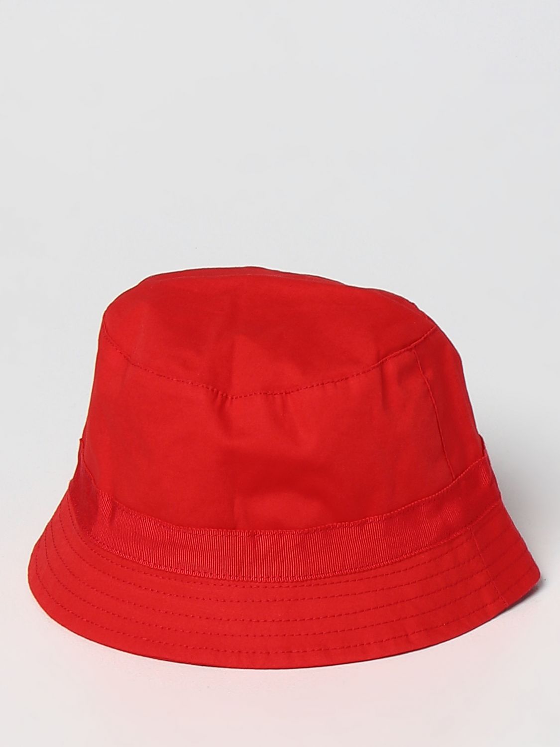 Cappello neonato Moschino Baby: Cappello da pescatore Moschino Baby in cotone rosso 2