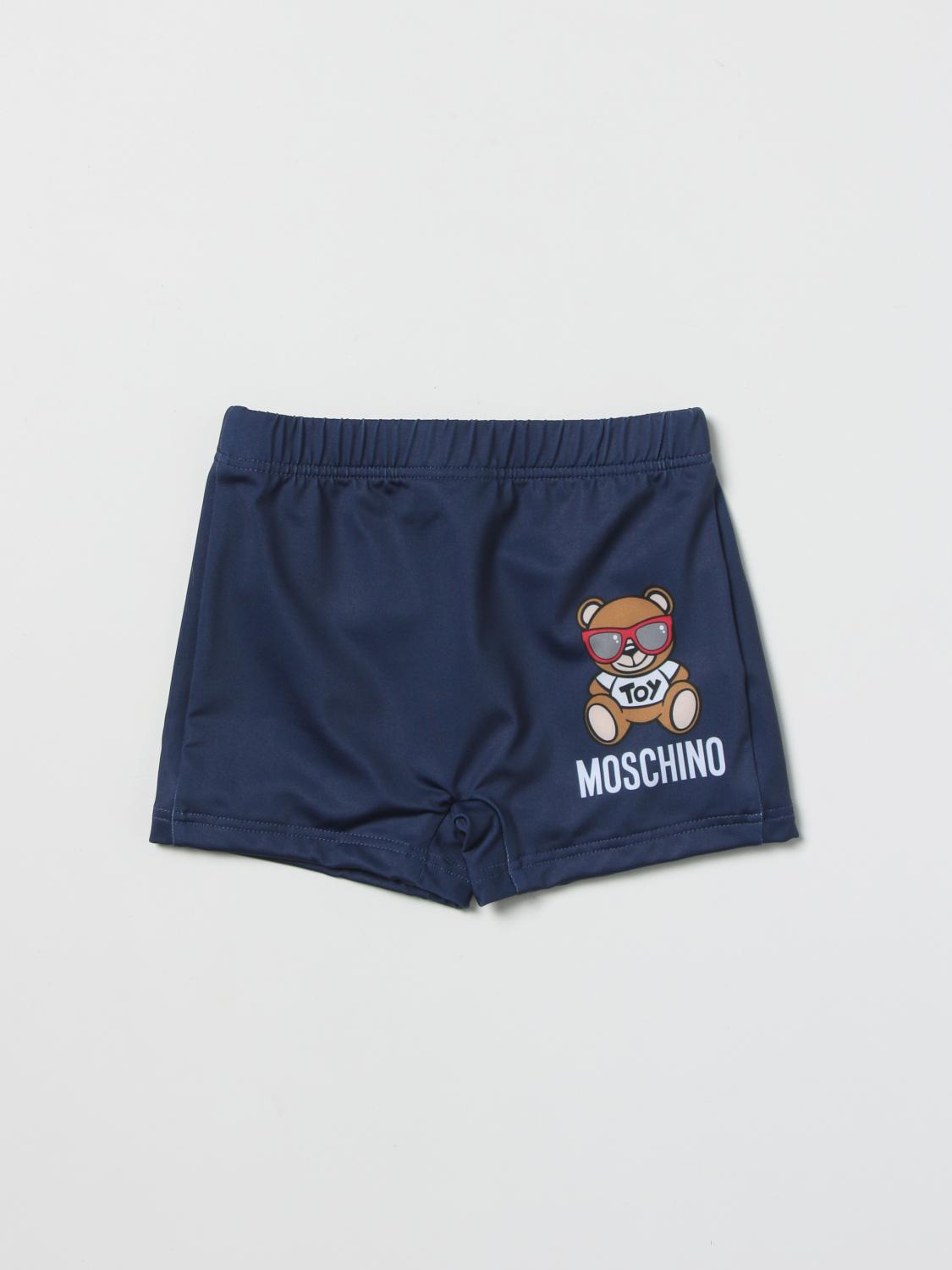 Moschino Baby Babies' Swim Shorts With Teddy Logo In Blue ModeSens