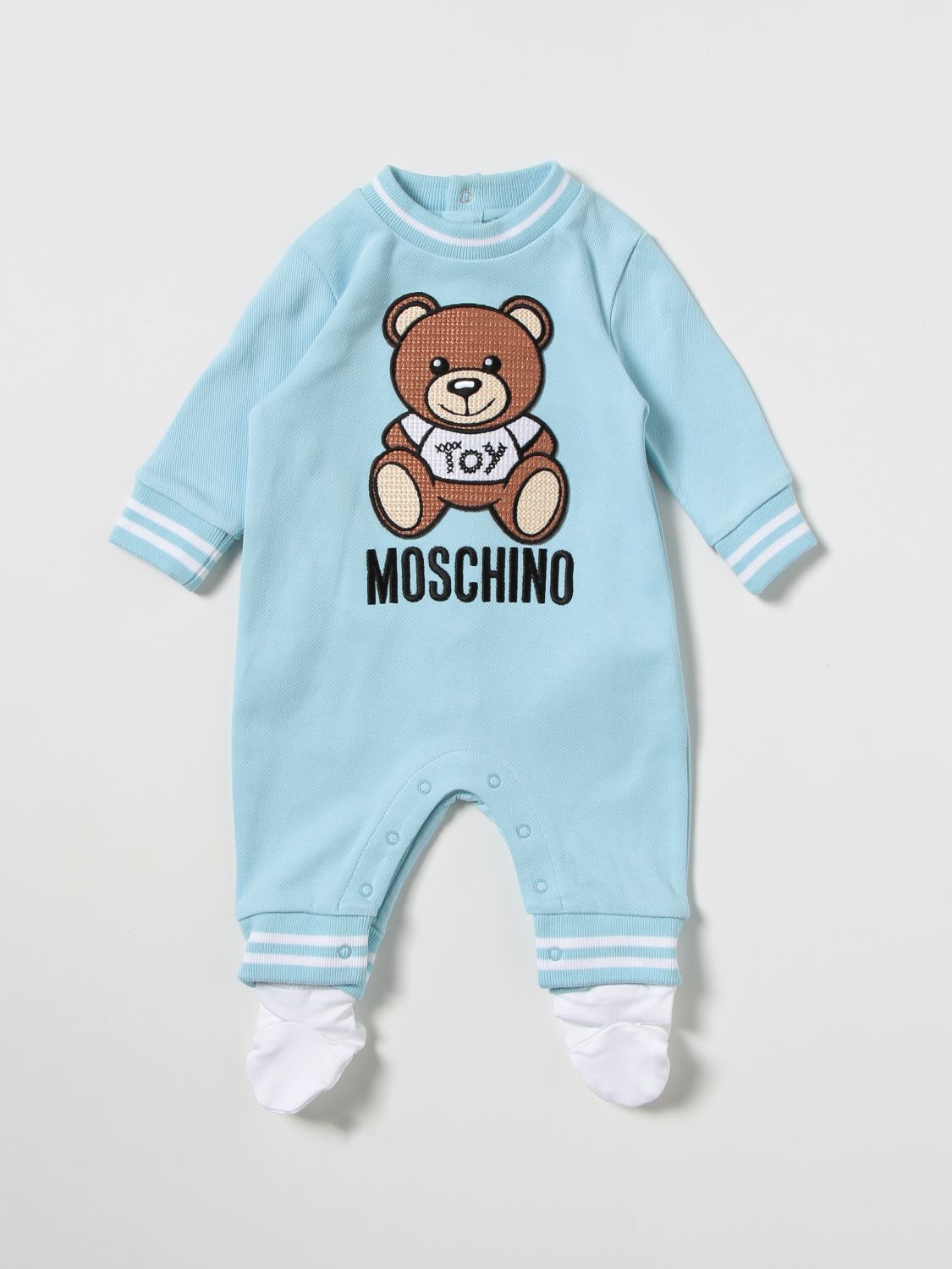 Tuta Moschino Baby: Tuta Moschino Baby neonato celeste 1