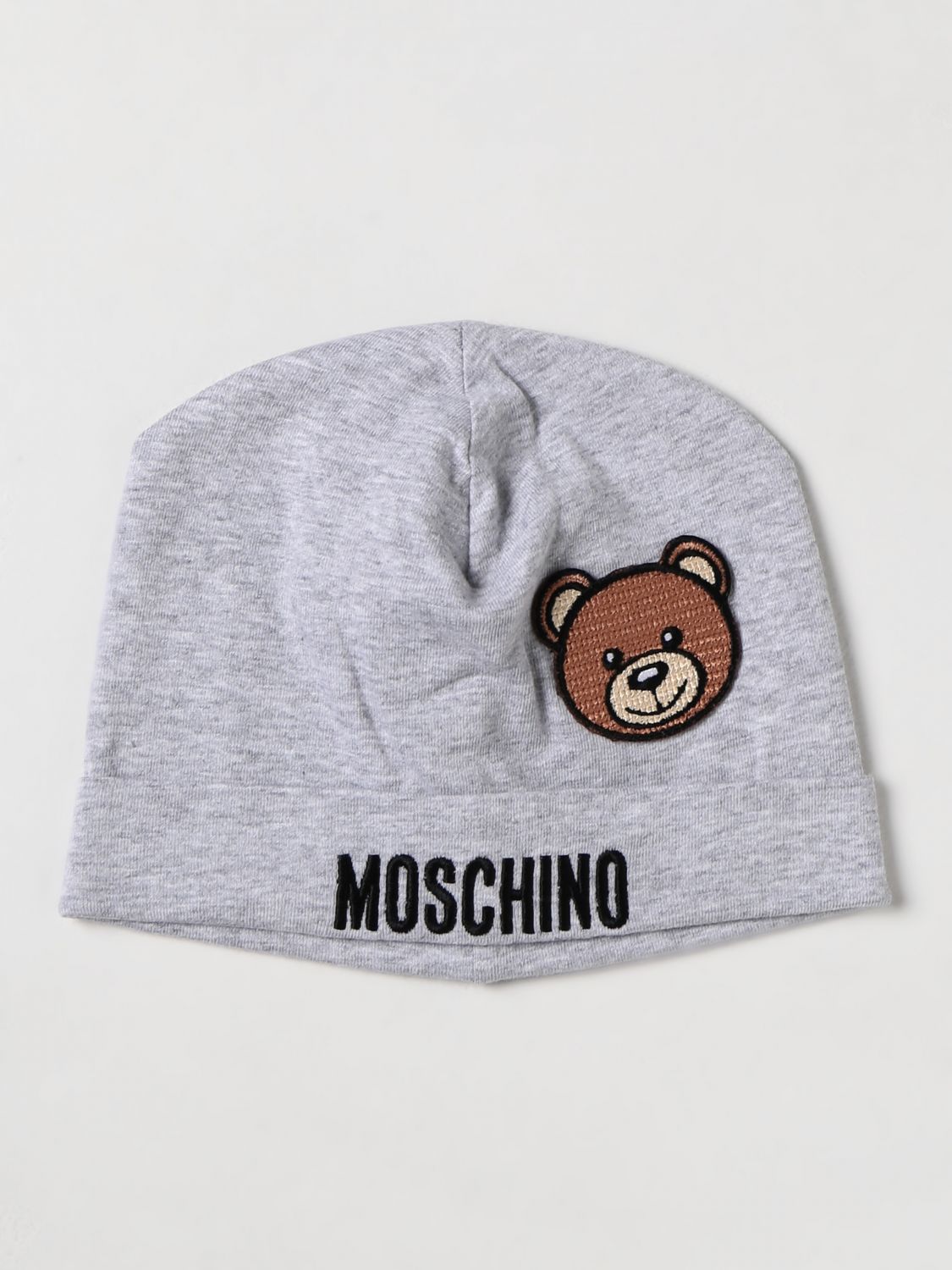 Cappello neonato Moschino Baby: Cappello a berretto Moschino Baby con Teddy grigio 1
