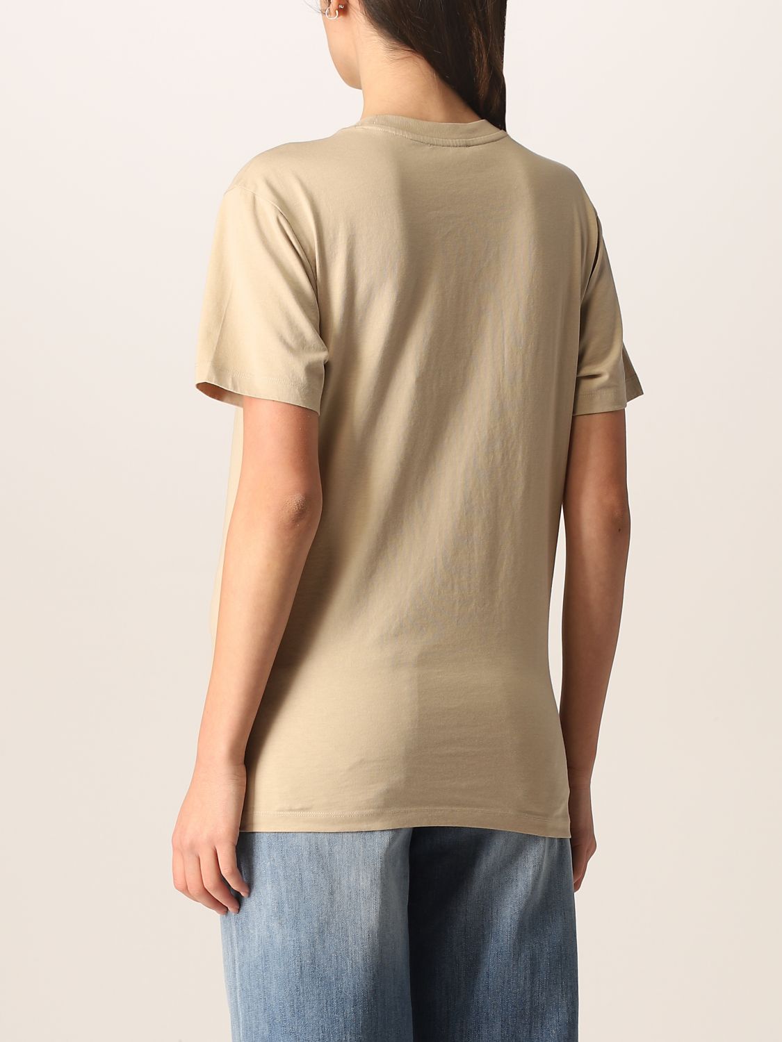 T-shirt Kenzo: T-shirt Kenzo in cotone con logo e Tigre sabbia 2