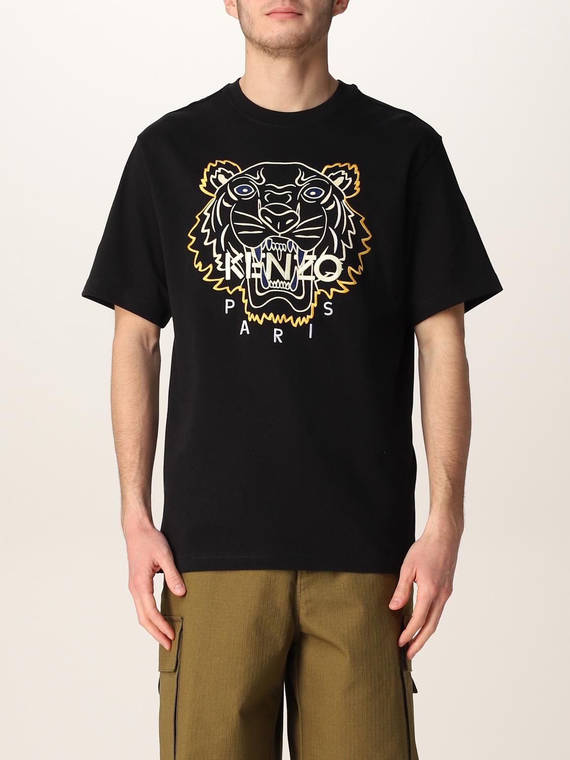 Kenzo cotton T-shirt with embroidered Tiger