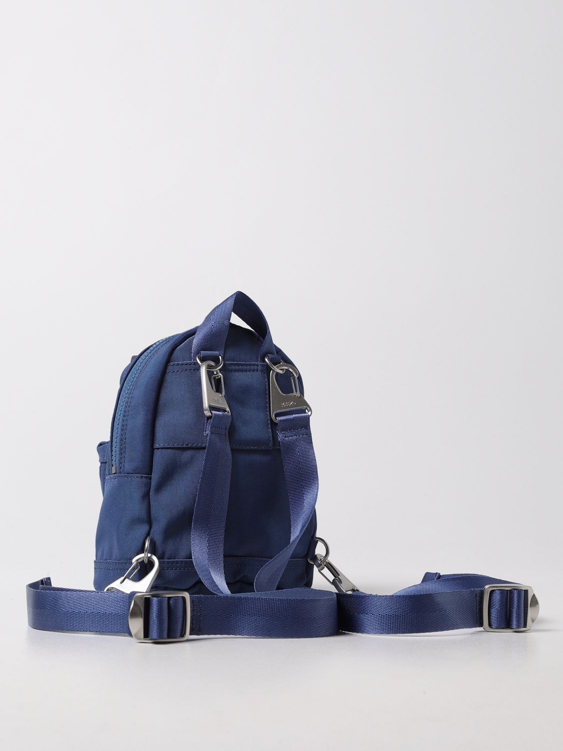 Backpack Kenzo: Kenzo backpack in technical canvas with embroidered Tiger blue 2