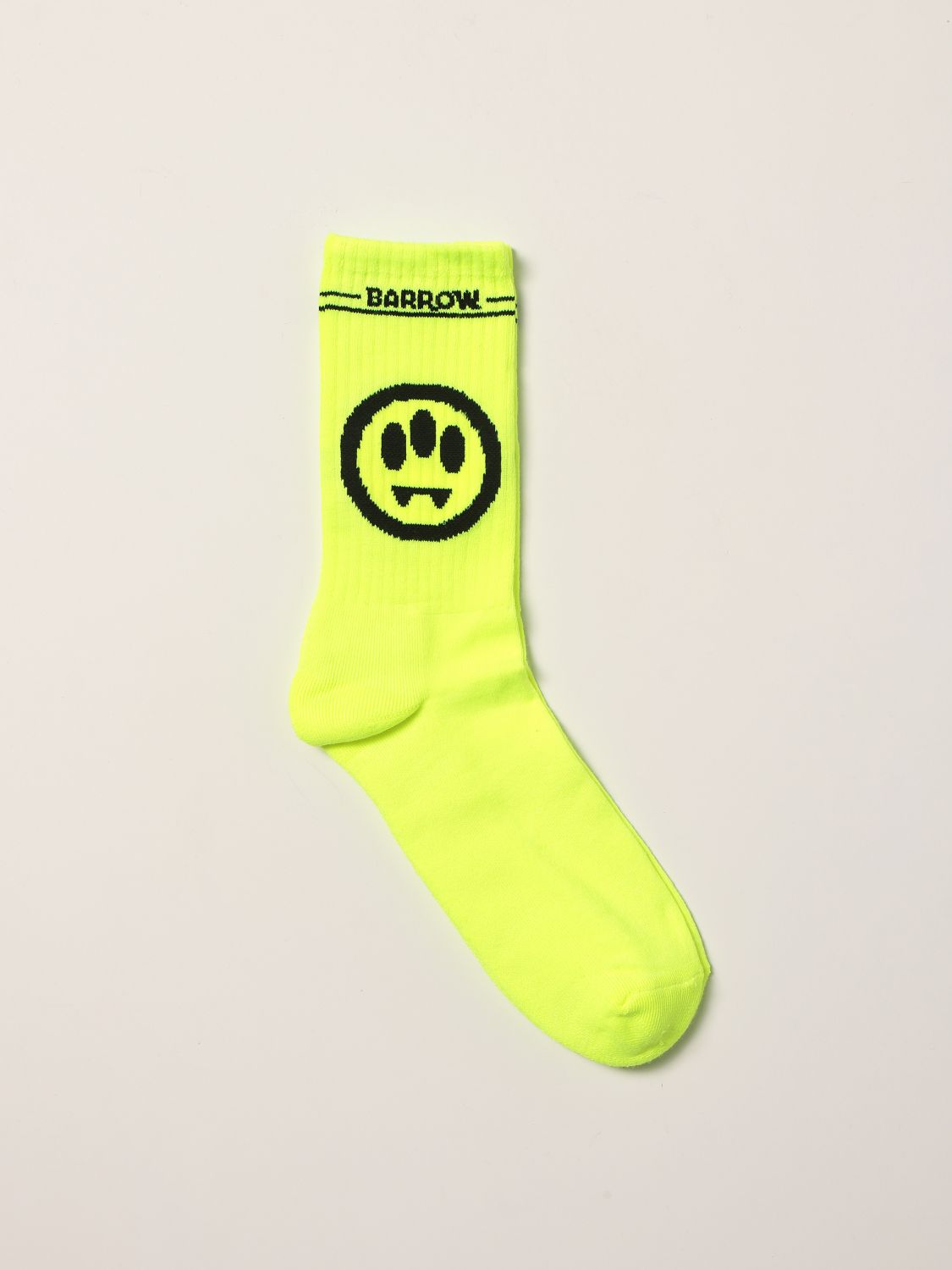 BARROW: socks with logo - Yellow | Barrow socks 026680 online on GIGLIO.COM