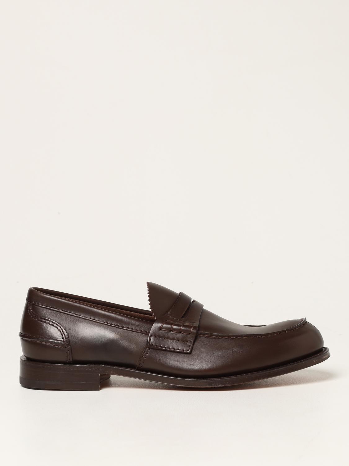 CHURCH'S: Zapatos hombre - Marrón Oscuro | Mocasines Church's EDB0039FG  GIGLIO.COM
