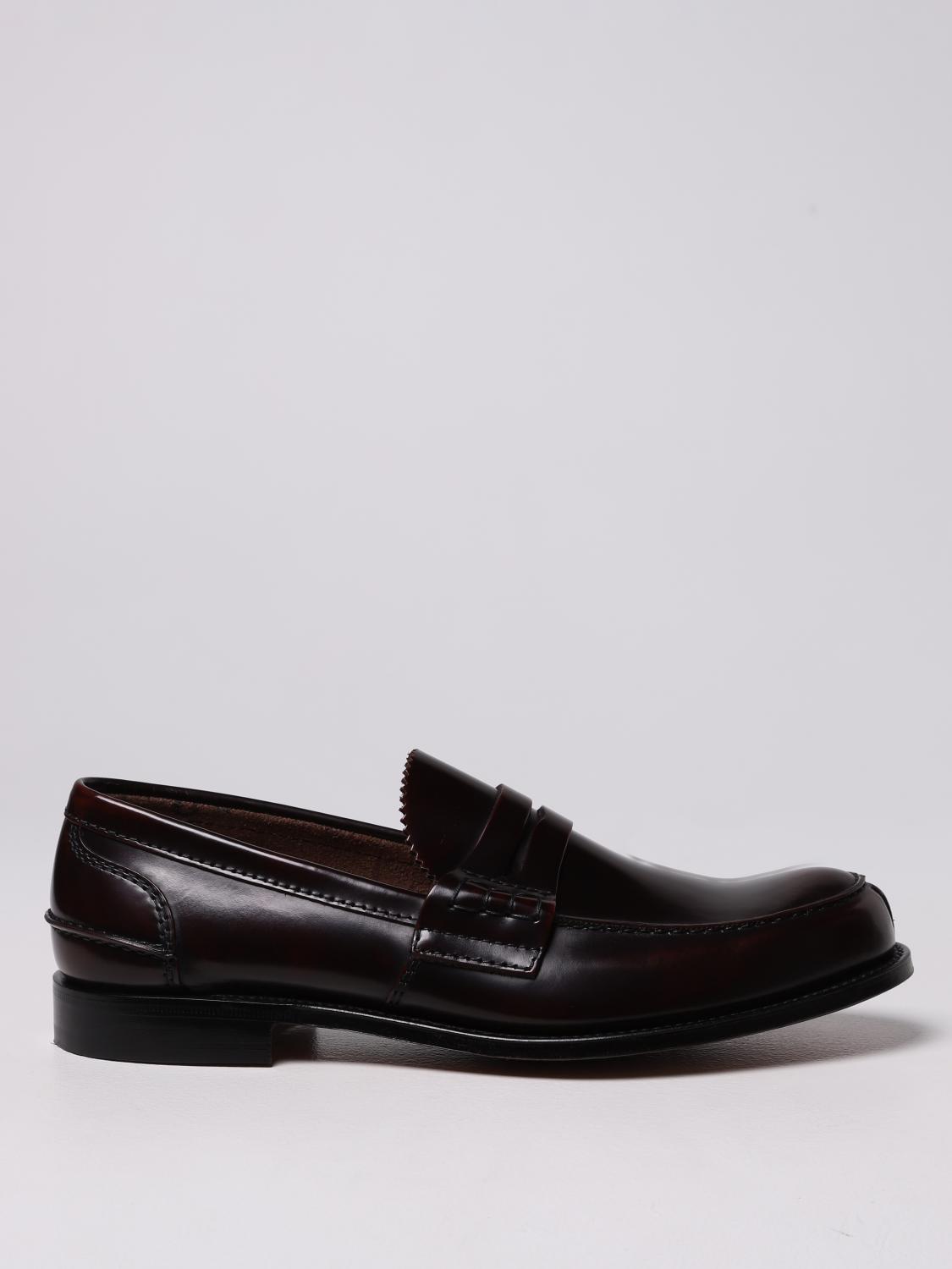 CHURCH'S: Zapatos hombre - Granate | Mocasines Church's EDB0039LG GIGLIO.COM