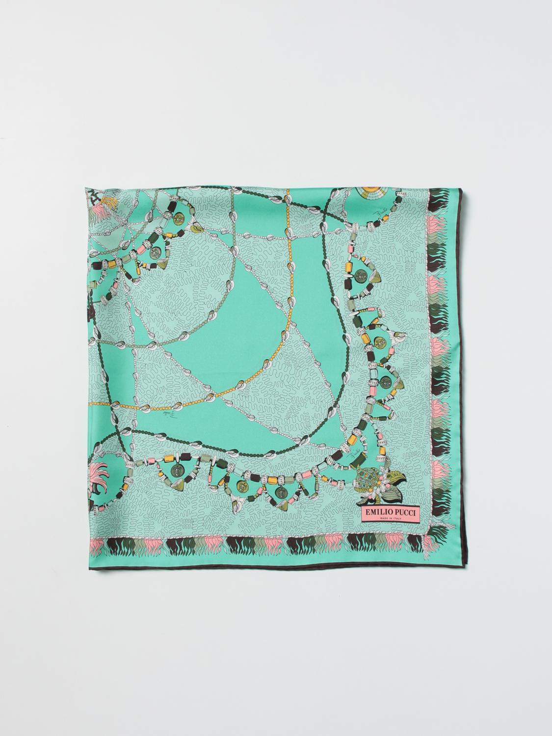 Pucci Neck Scarf Emilio Women Color Water In Water