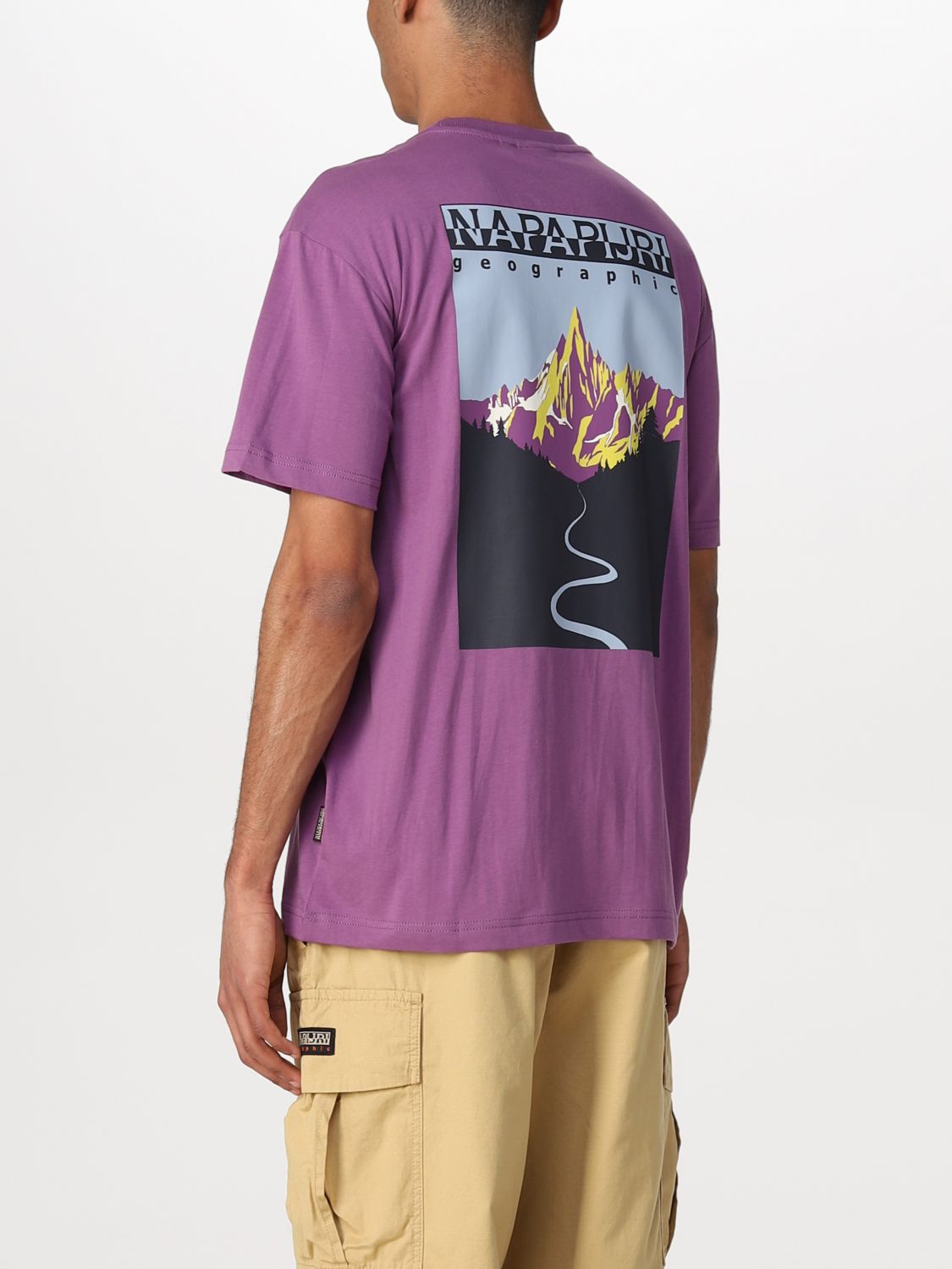 t-shirt man Violet | Napapijri t-shirt NP0A4G6E online on