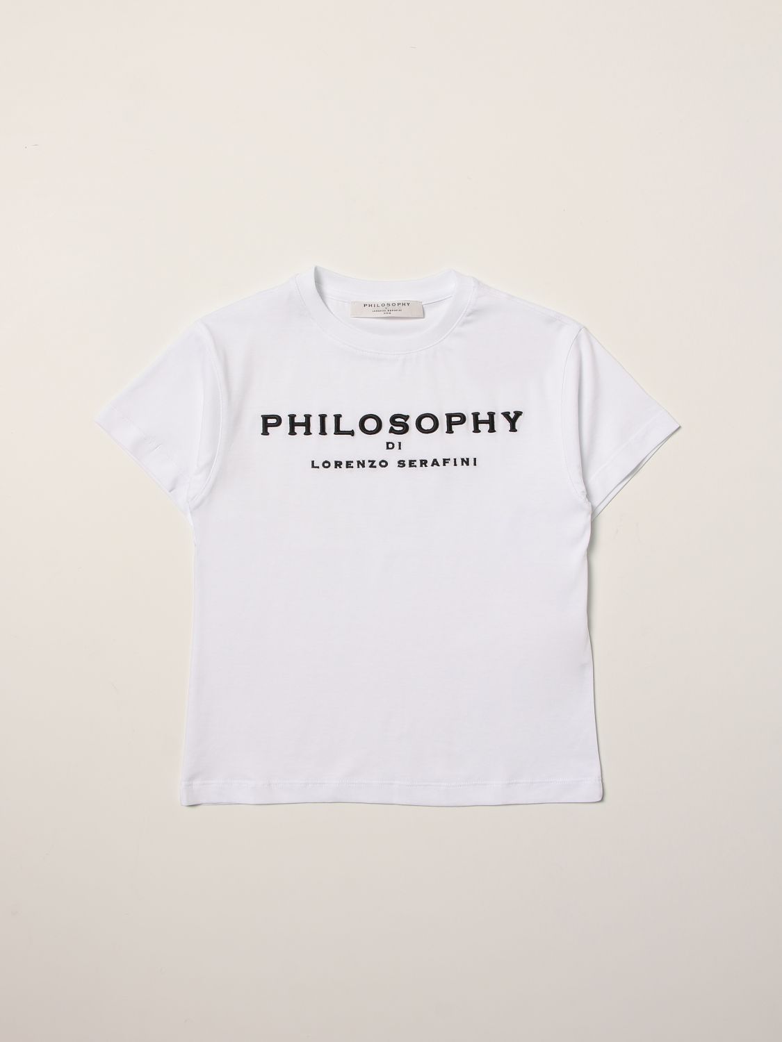 티셔츠 필로소피 디 로렌조 세라피니: 티셔츠 소년 Philosophy Di Lorenzo Serafini 화이트 1