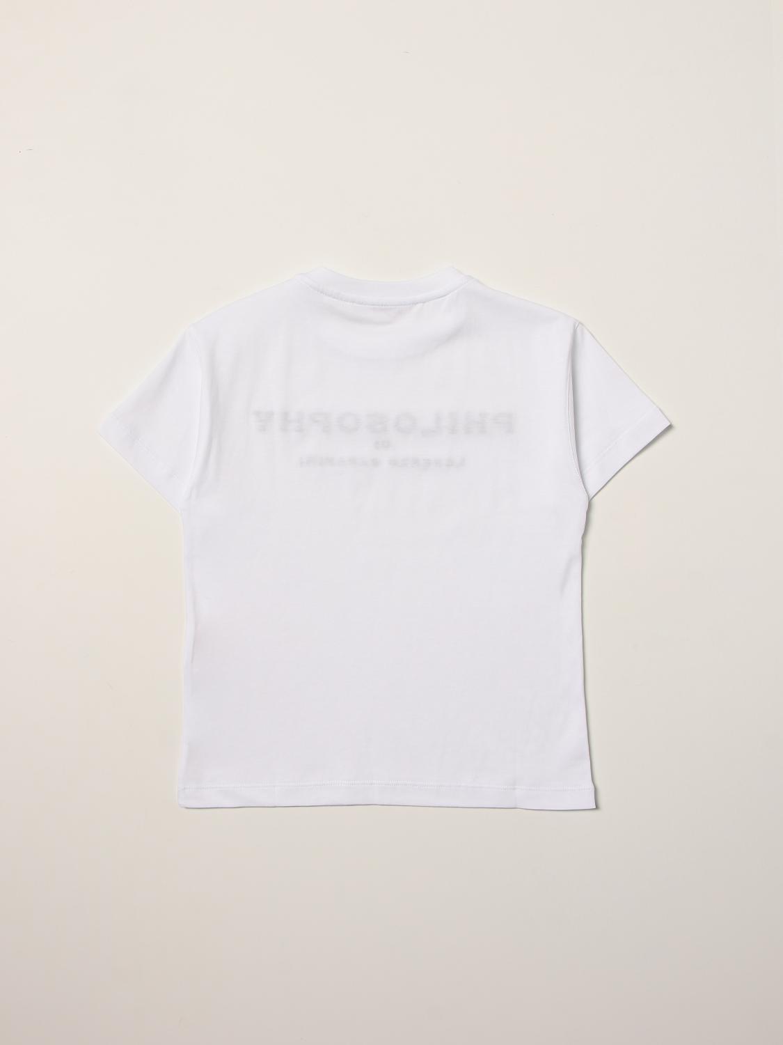 T-shirt Philosophy Di Lorenzo Serafini: Philosophy Di Lorenzo Serafini logo t-shirt white 2