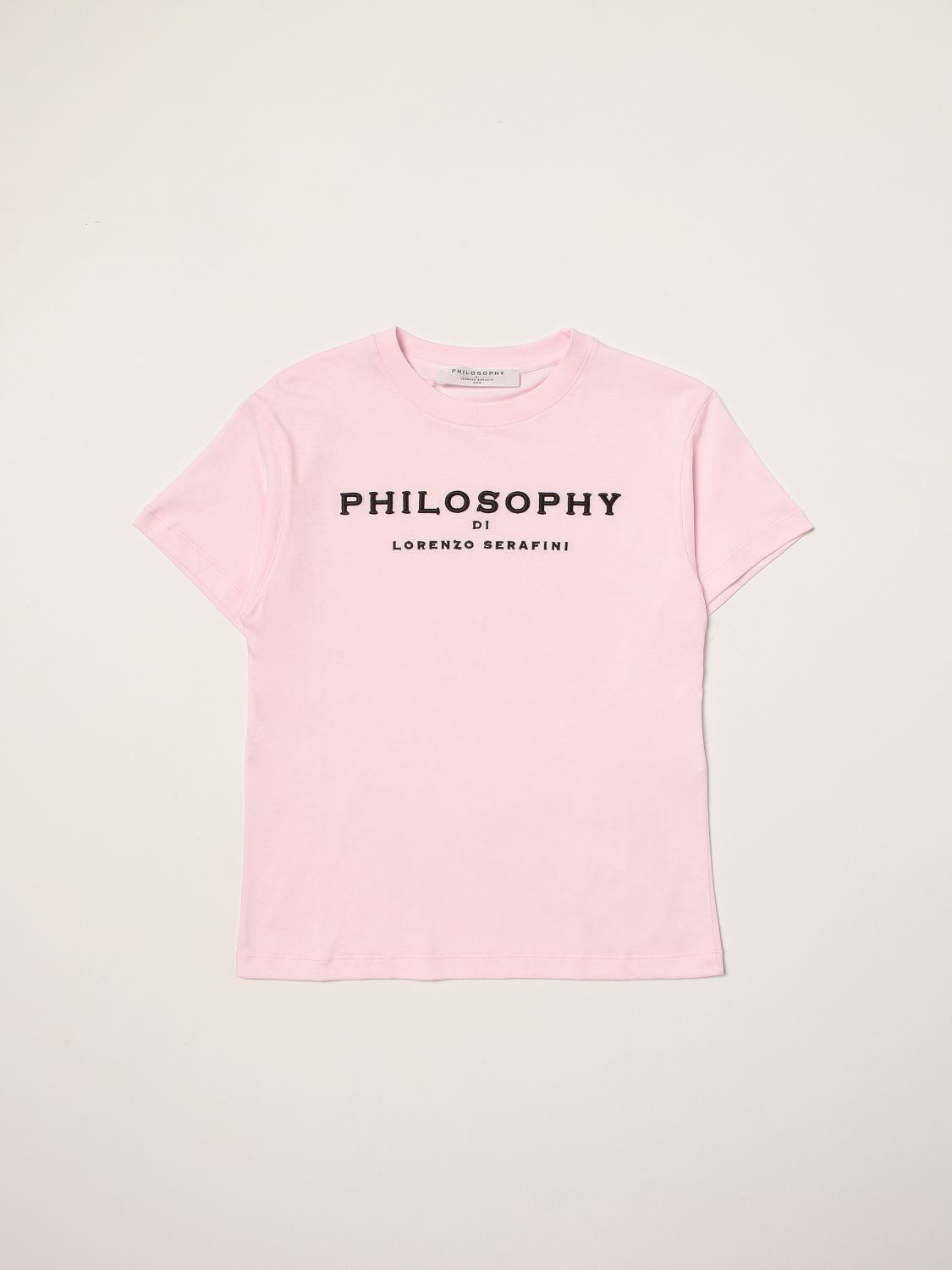 T-shirt Philosophy Di Lorenzo Serafini: T-shirt Philosophy Di Lorenzo Serafini fille rose 1