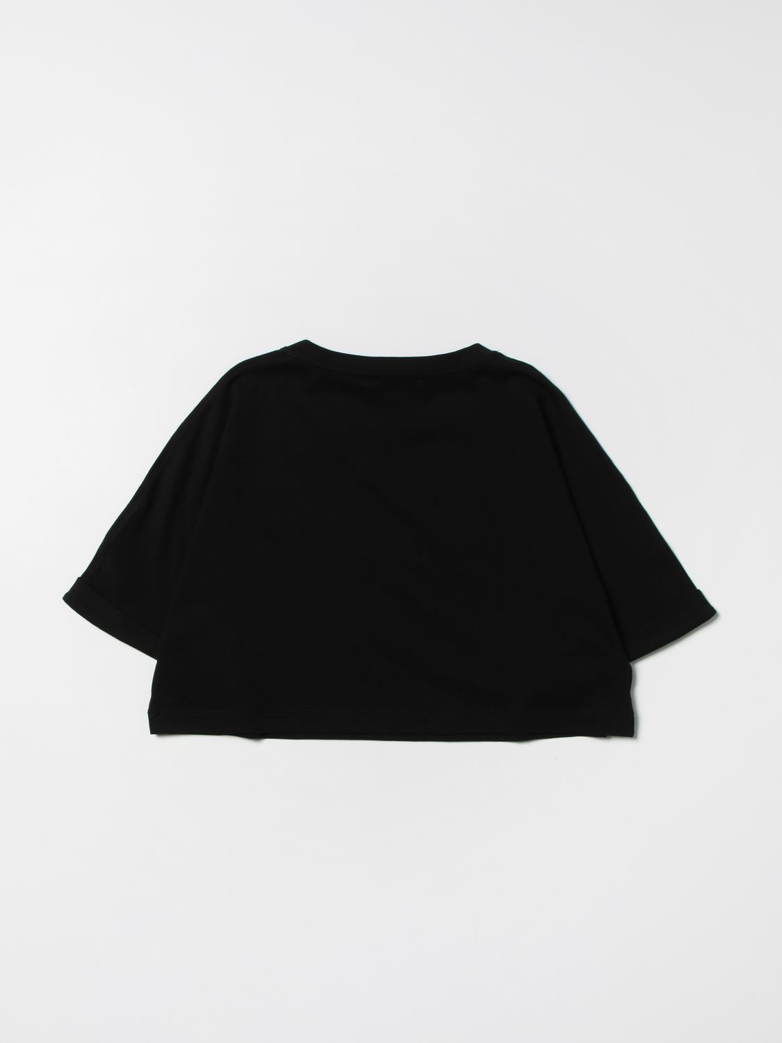 T-shirt Philosophy Di Lorenzo Serafini: Philosophy di Lorenzo Serafini cotton T-shirt with Smiley patch black 2