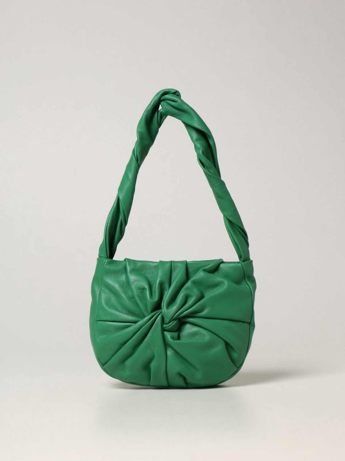 HEREU: Bombon bag in smooth nappa - Turquoise