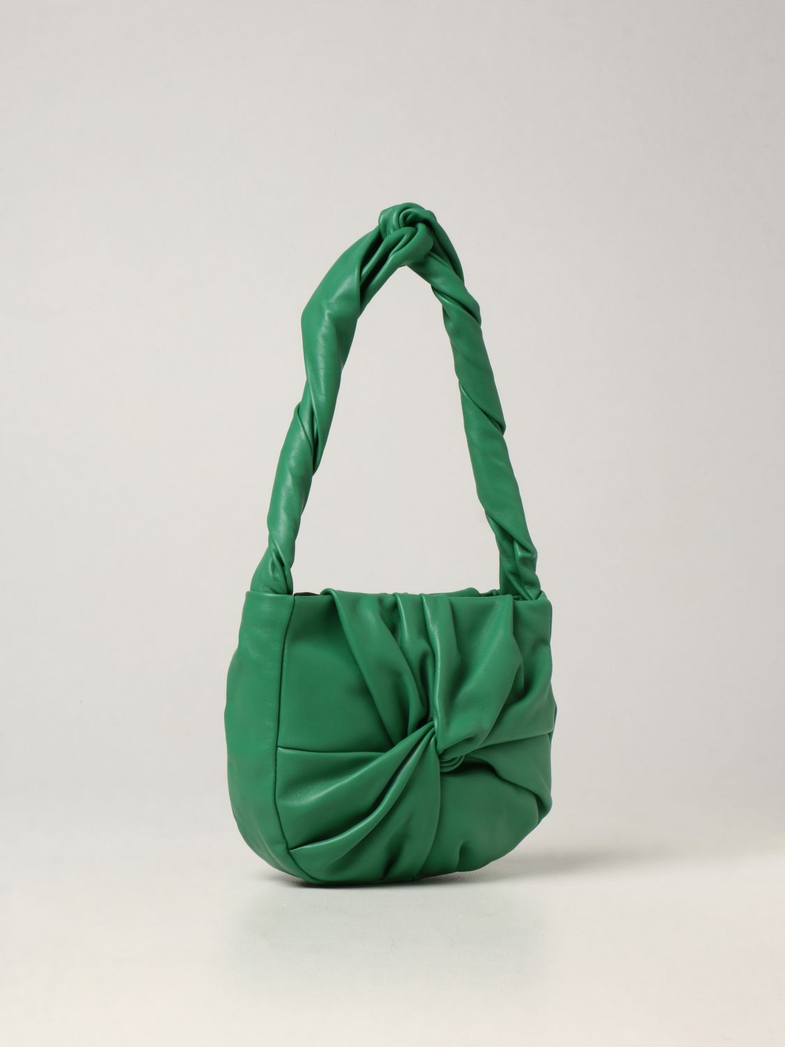 HEREU: Bombon bag in smooth nappa - Turquoise