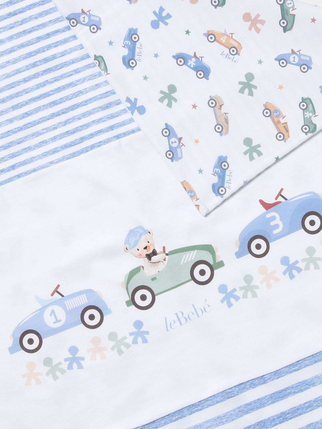 Sheets Le Bebe': Le Bebé sheets in cotton with prints white 2