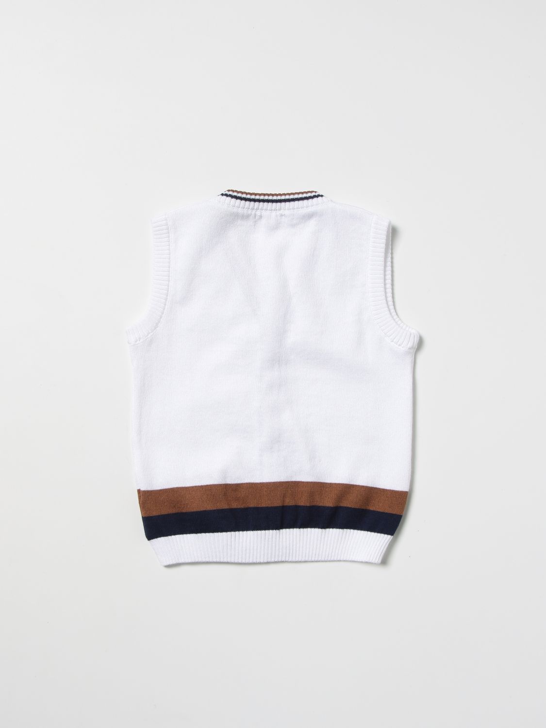 Vestcoat Le Bebe': Sweater kids Le Bebe' white 2