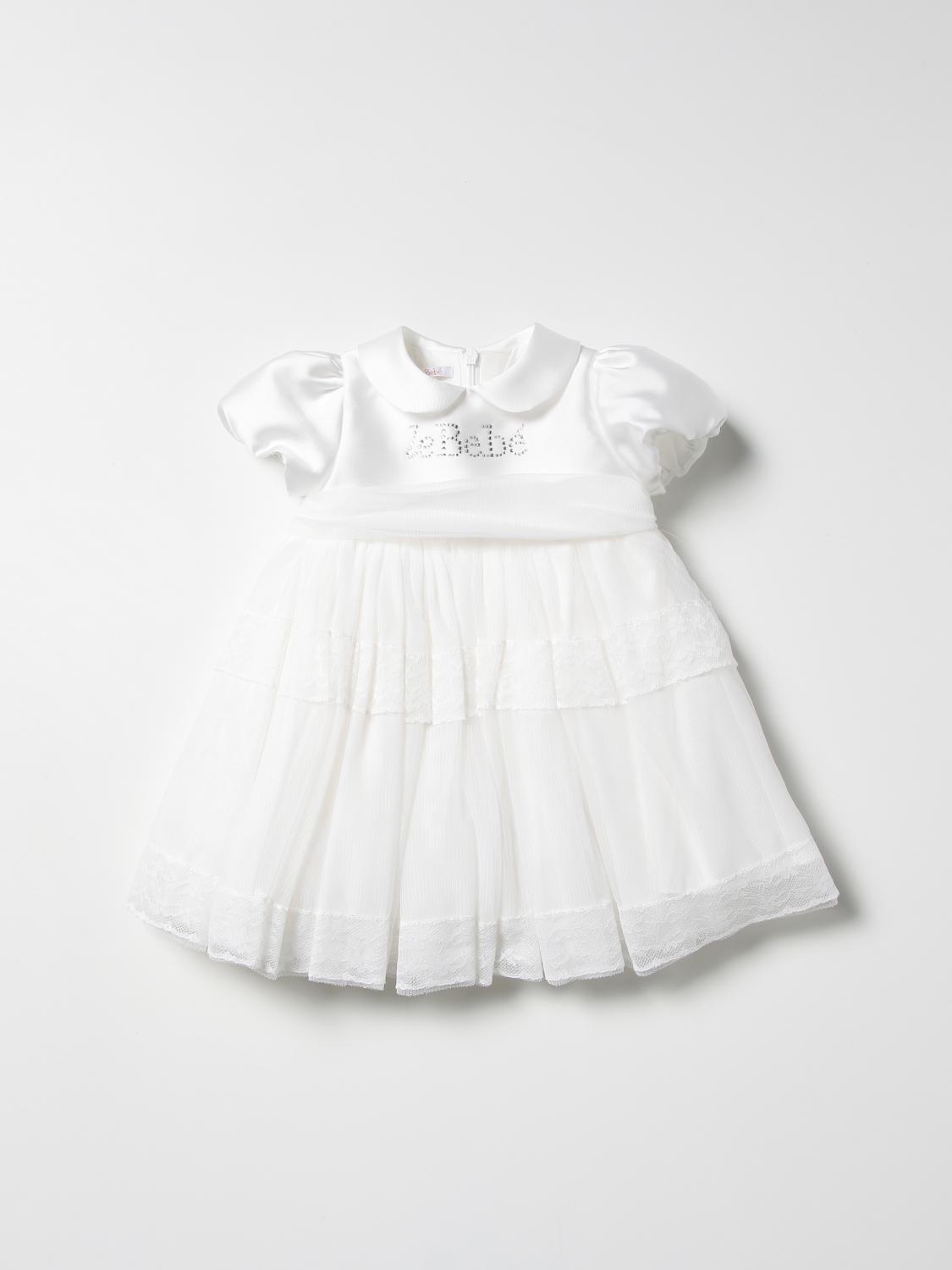 LE BEBE': romper for baby - White | Le Bebe' romper LBG4006 online on ...