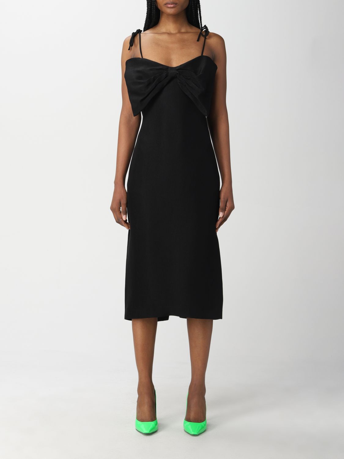 Msgm Outlet: dress for woman - Black | Msgm dress 3241MDA02227103 ...