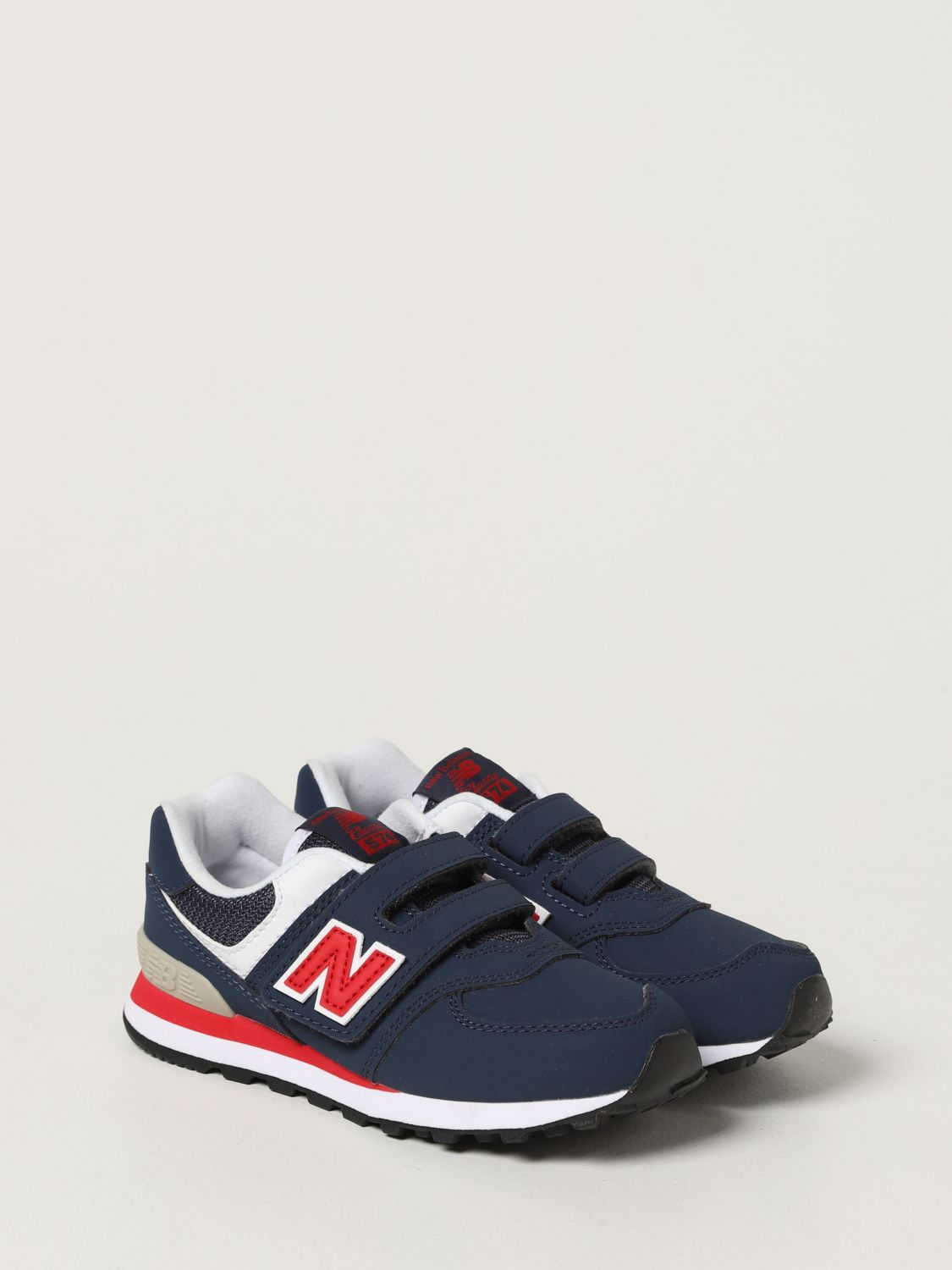 Shoes New Balance: New Balance trainers in synthetic leather and mesh navy 2