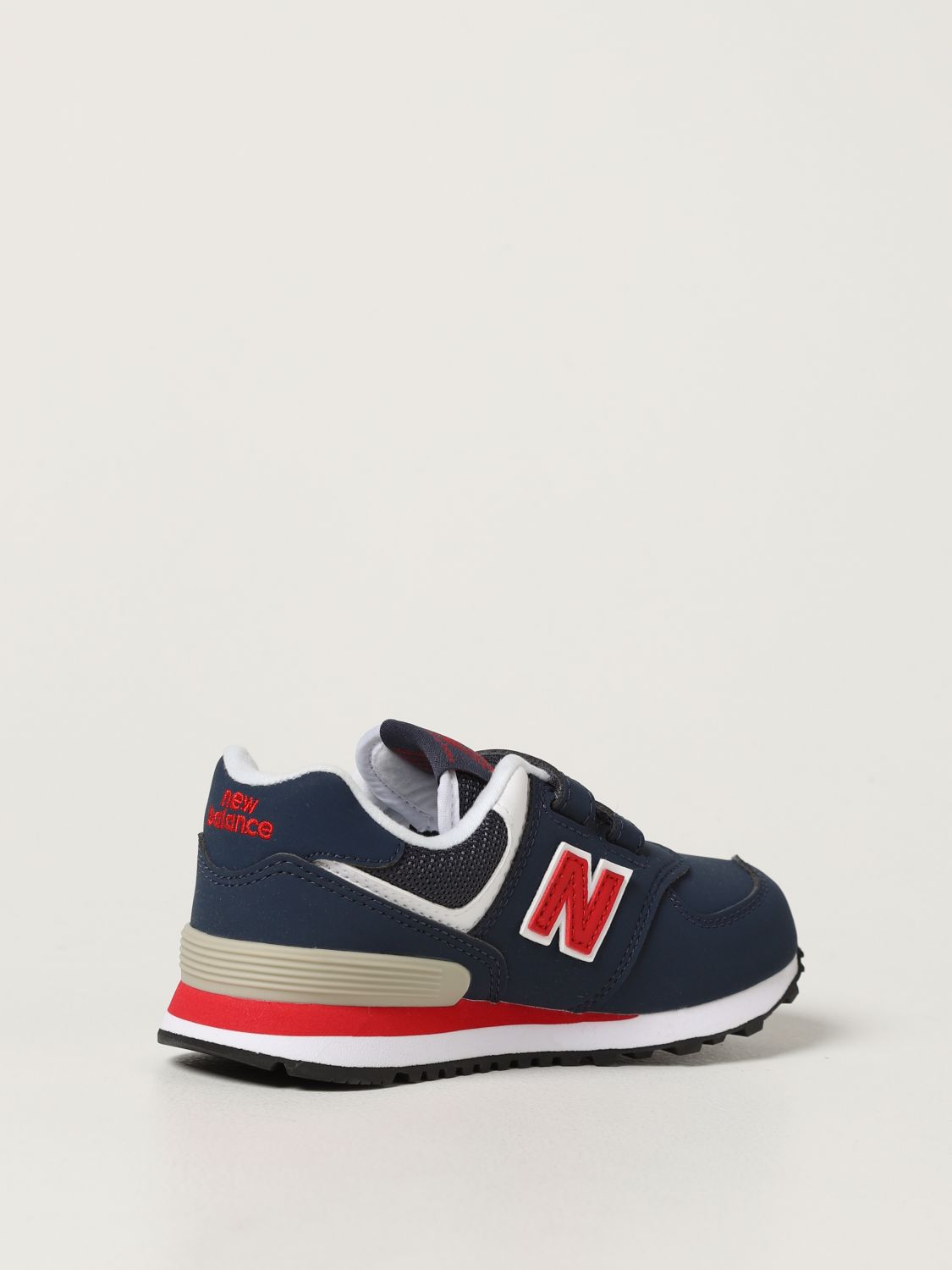 Shoes New Balance: New Balance trainers in synthetic leather and mesh navy 3