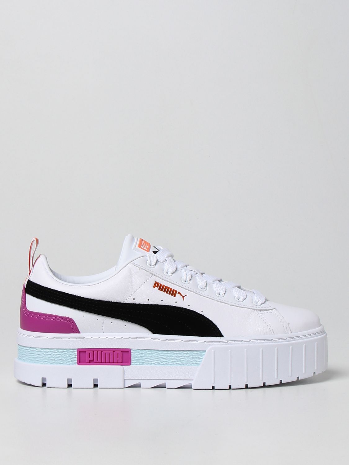 Sneakers Puma: Mayze Puma sneakers in leather white 1
