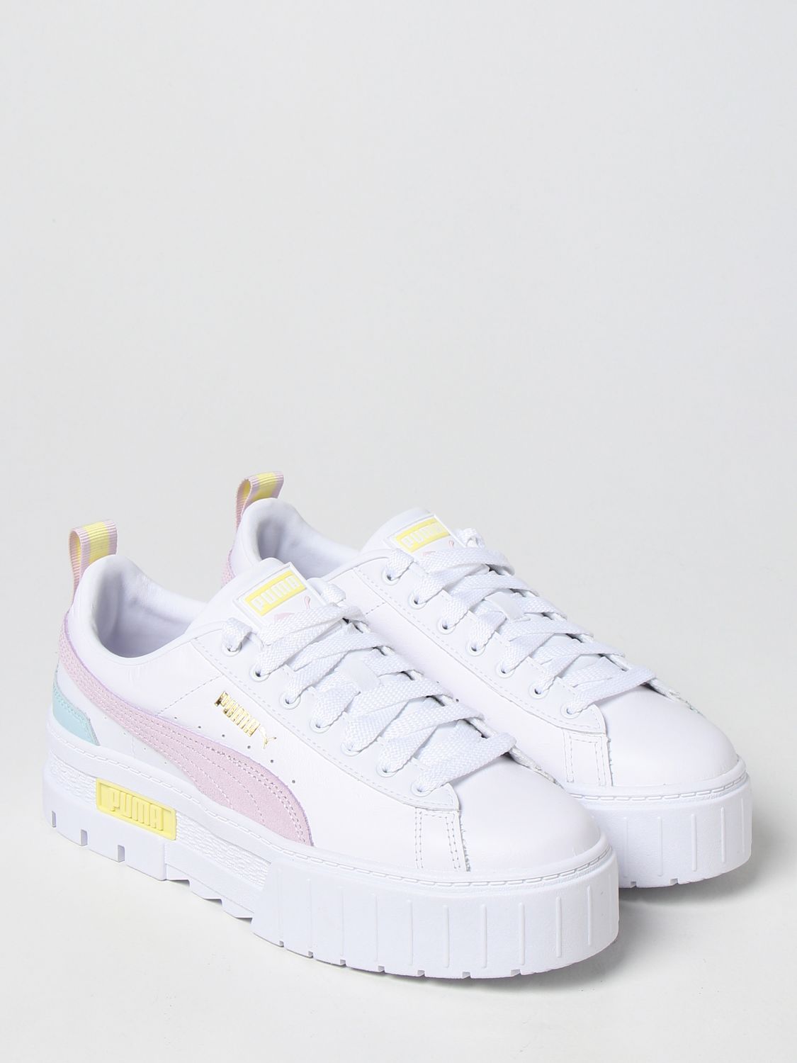 Sneakers Puma: Mayze Puma sneakers in leather white 1 2