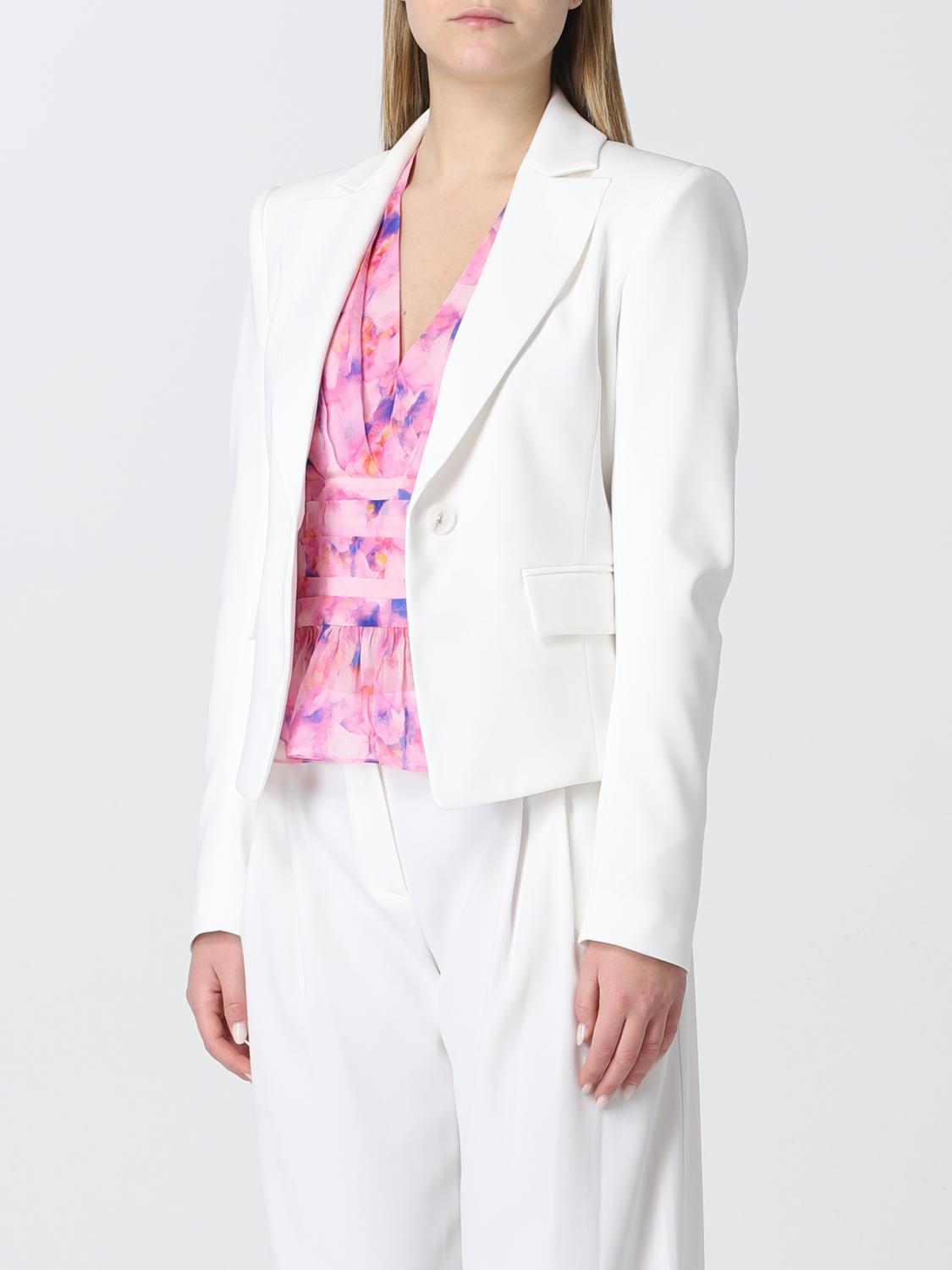 PATRIZIA PEPE: Blazer women - White | Blazer Patrizia Pepe 8S0427A6F5  GIGLIO.COM