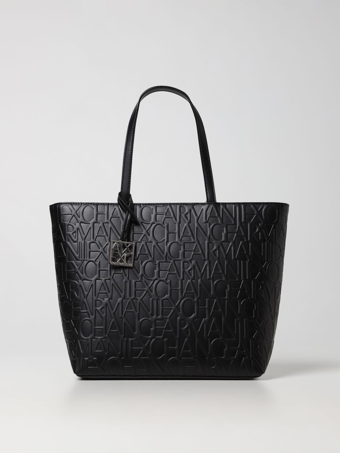 ARMANI EXCHANGE: tote bags for women - Black | Armani Exchange tote ...
