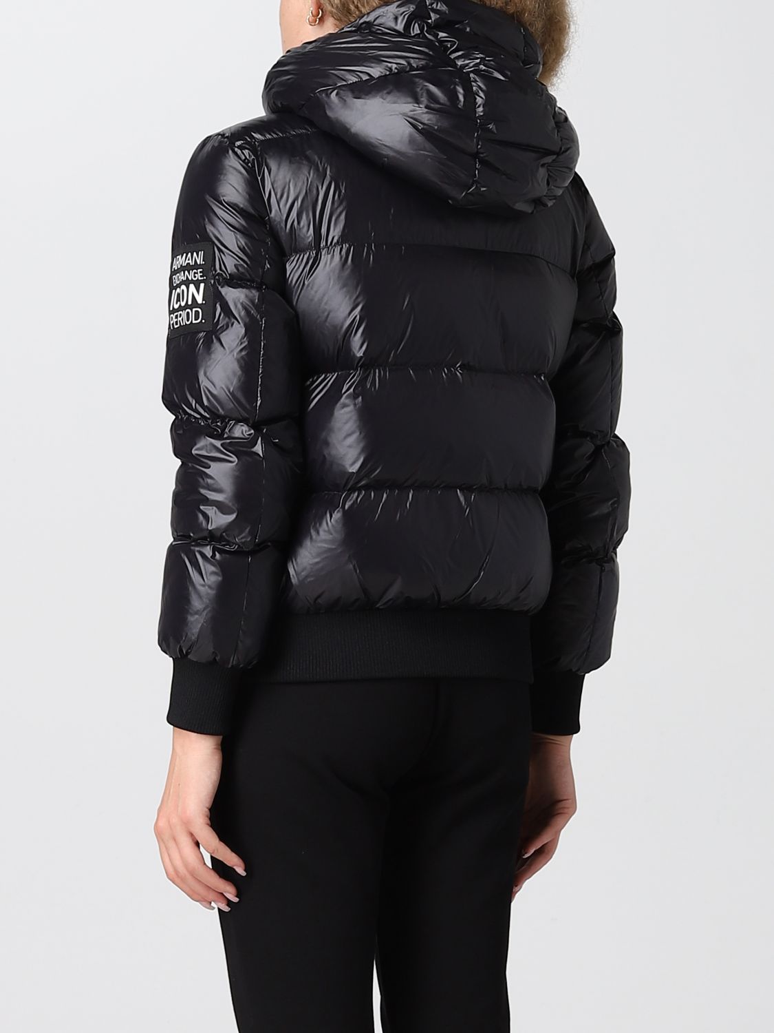 Kan niet ornament Gewond raken Armani Exchange Outlet: jacket for woman - Black | Armani Exchange jacket  8NYB40YNYNZ online on GIGLIO.COM