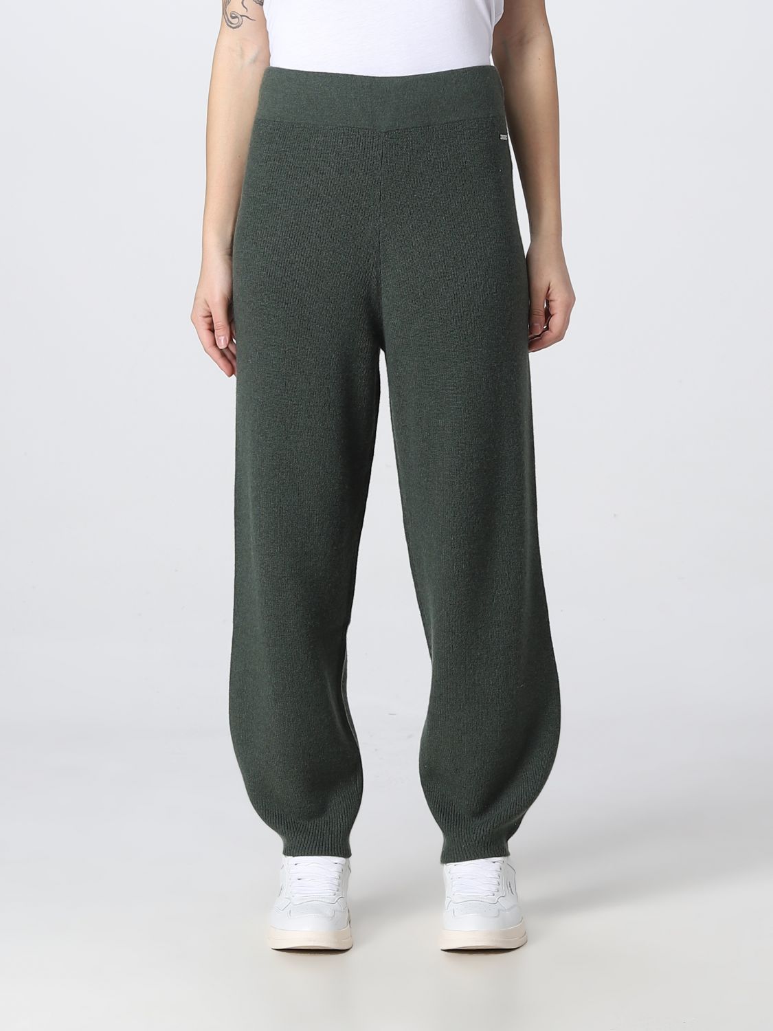 ARMANI EXCHANGE: pants for woman - Green | Armani Exchange pants  6LYP1YYMT8Z online on 
