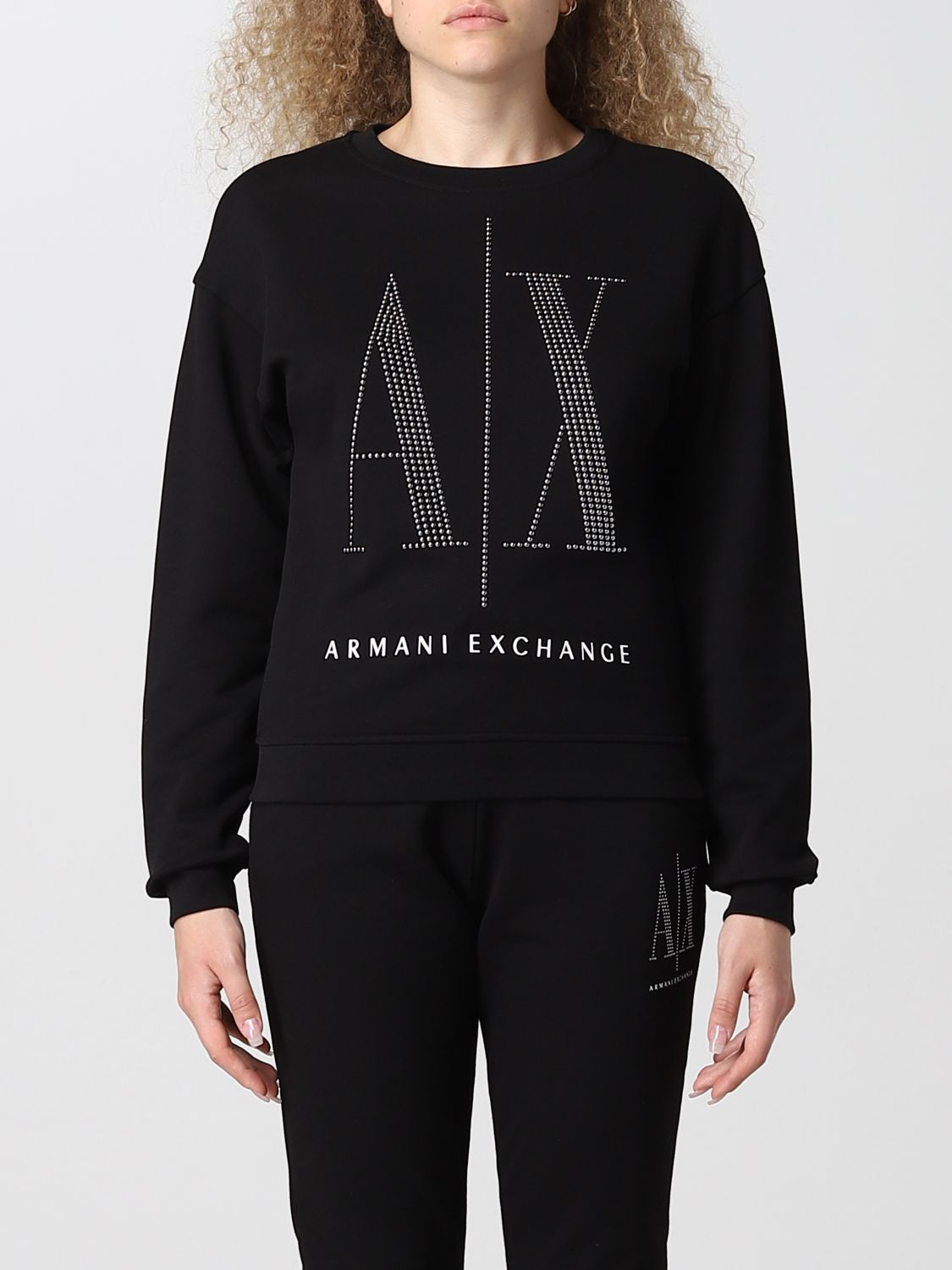 ARMANI EXCHANGE: sweatshirt - Black | Armani Exchange sweatshirt 8NYM01YJ68Z online on