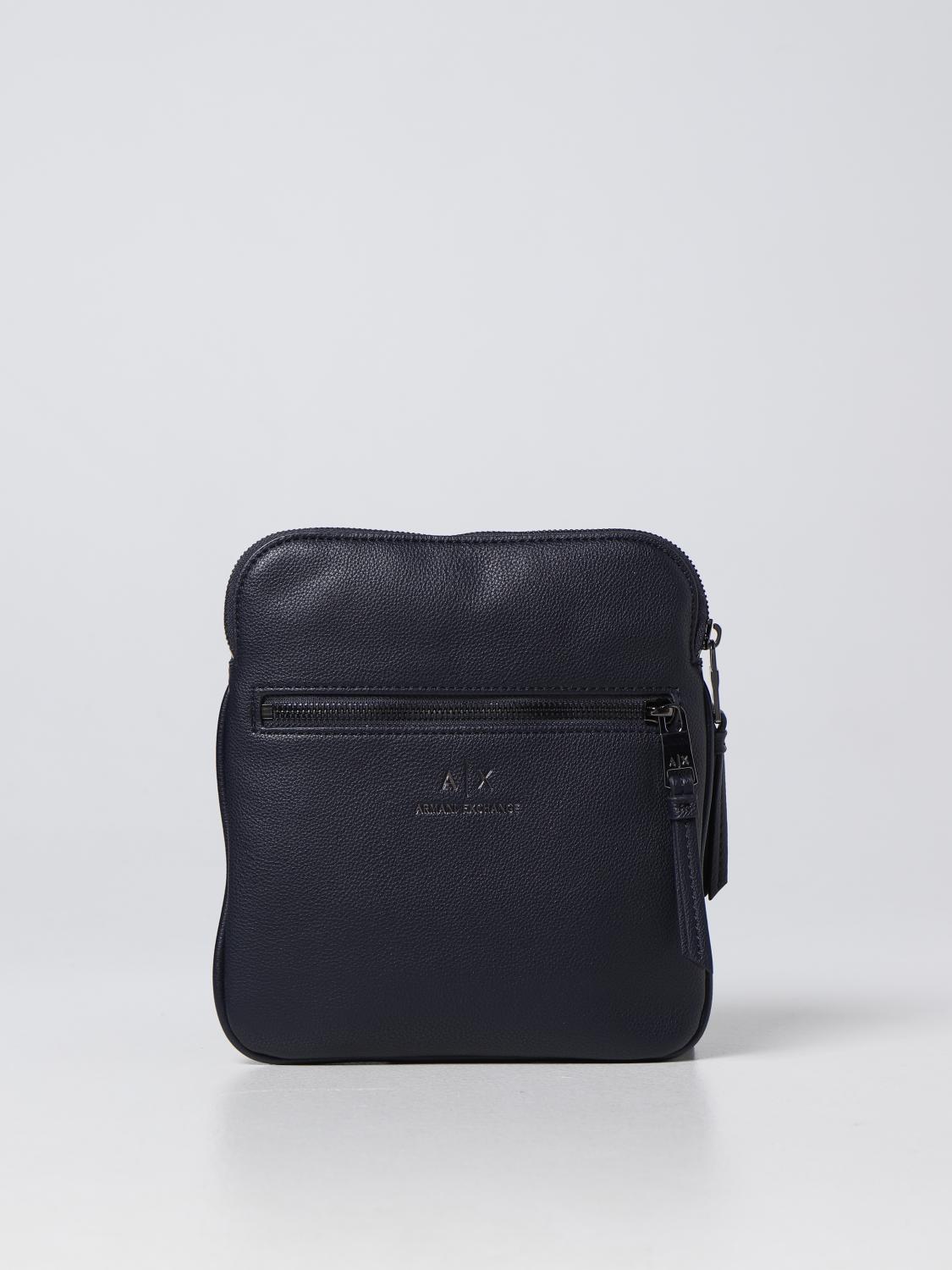 ARMANI EXCHANGE: shoulder bag for man - Blue | Armani Exchange shoulder bag  952391CC830 online on 