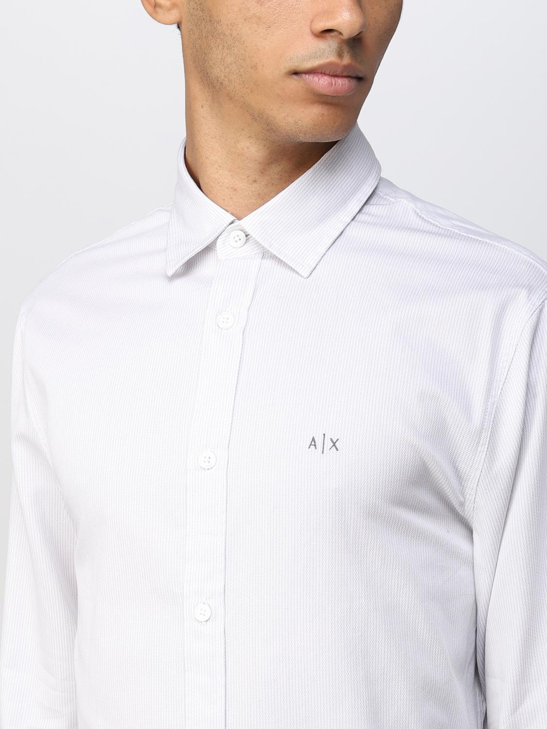 ARMANI EXCHANGE shirt for man White Armani Exchange shirt