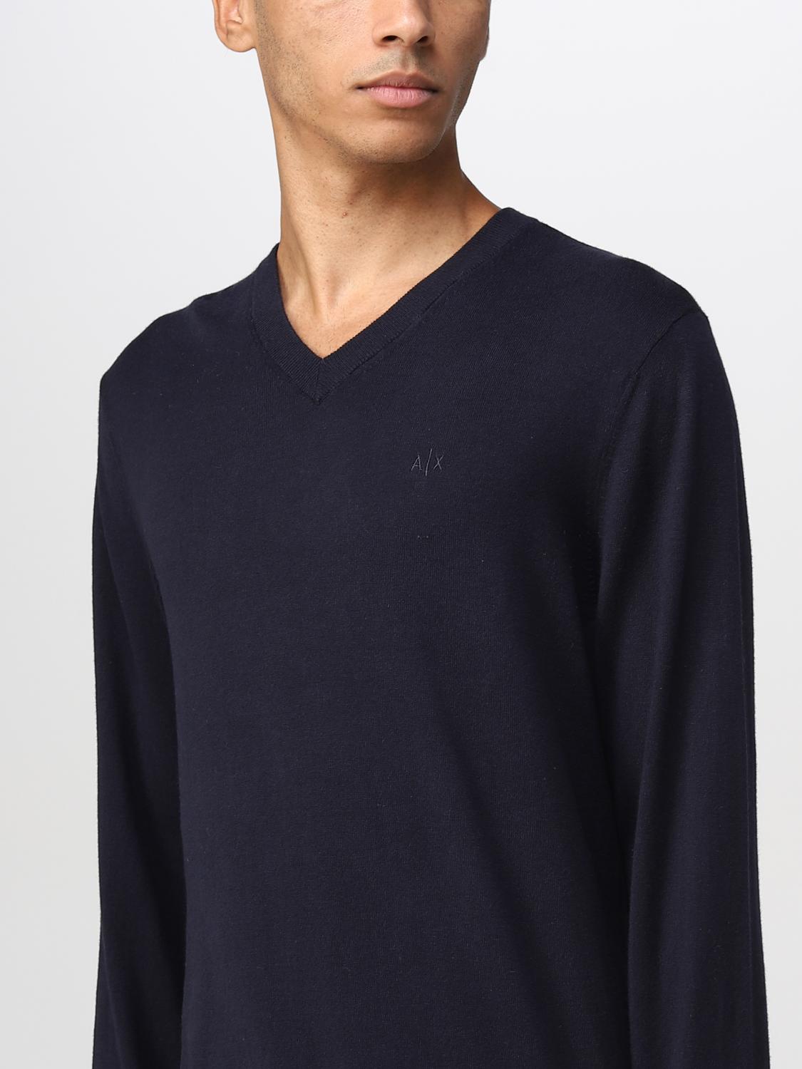 ARMANI EXCHANGE: sweater for man - Navy | Armani Exchange sweater  8NZM4BZM1HZ online on 