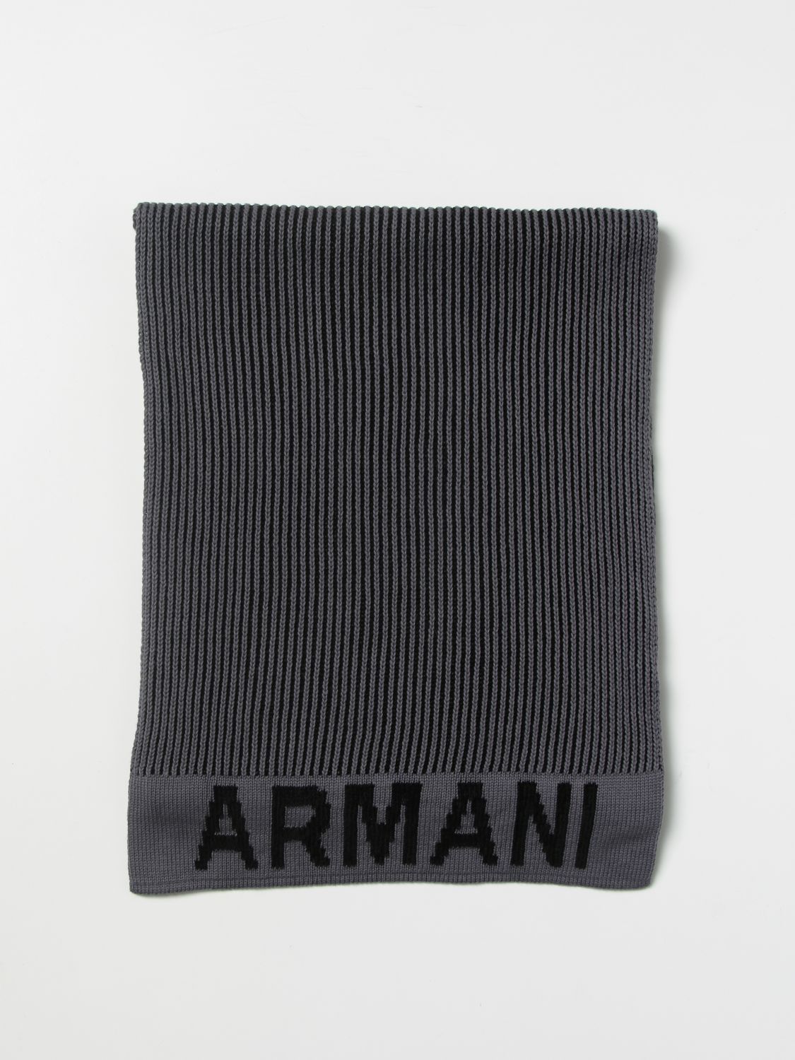ARMANI EXCHANGE: scarf for men - Black | Armani Exchange scarf 9546142F305  online on 