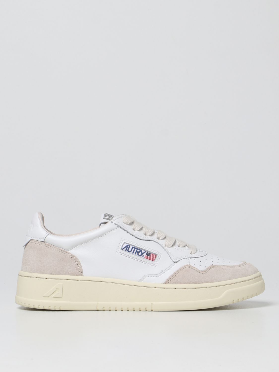 AUTRY: sneakers in leather and suede - White | Sneakers Autry AULWLS33 ...