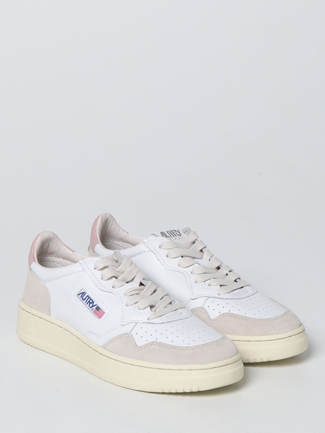 Sneakers Autry: Autry trainers in leather and suede white 2
