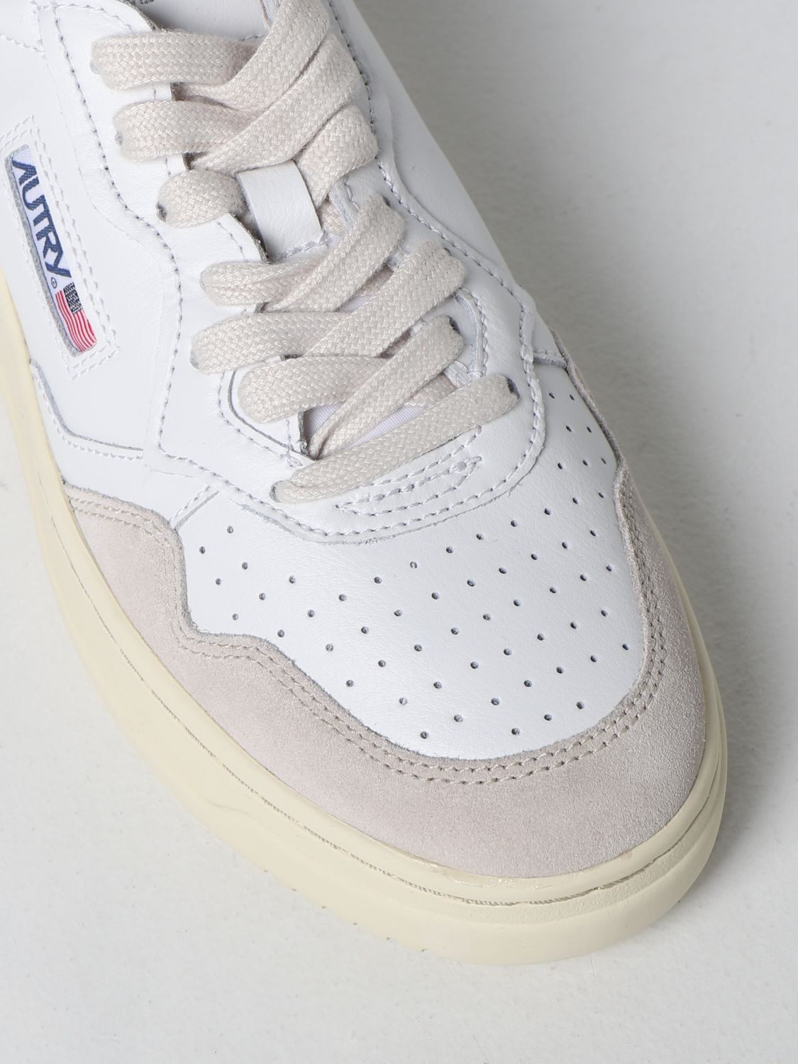 Sneakers Autry: Autry trainers in leather and suede white 4