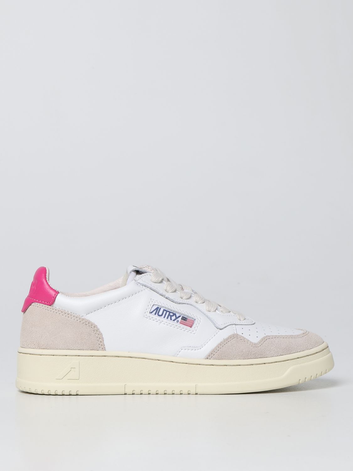 Sneakers Autry: Autry trainers in smooth leather and suede white 1