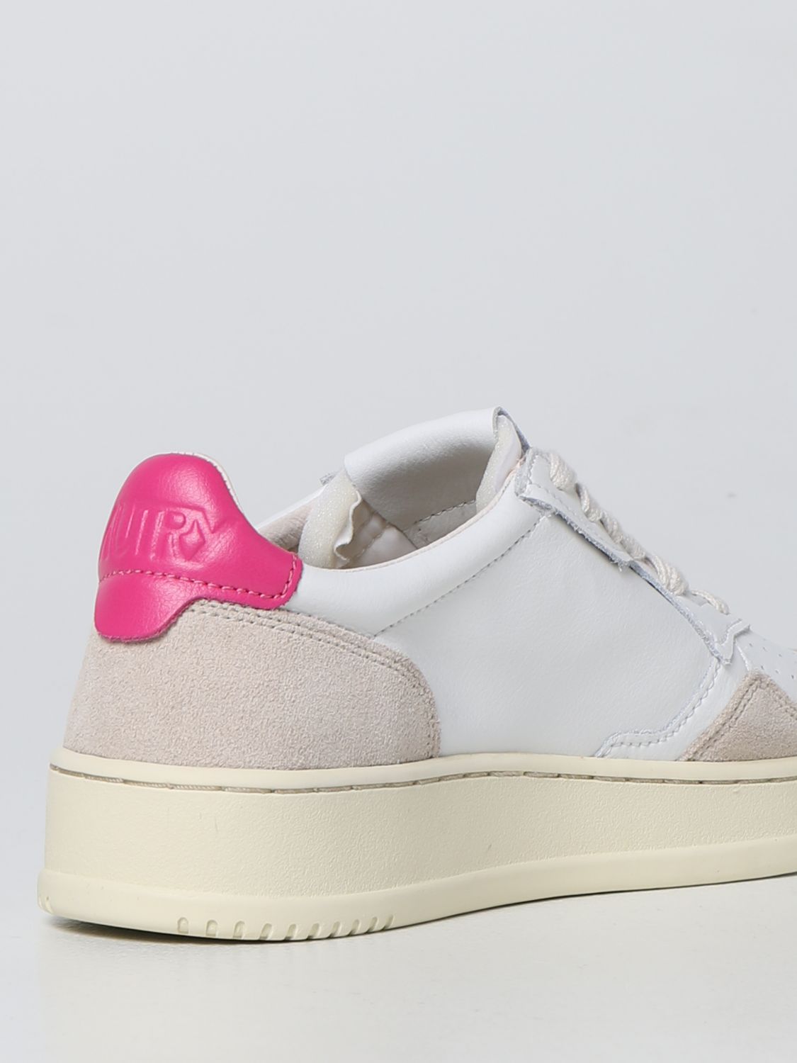 Sneakers Autry: Autry trainers in smooth leather and suede white 3