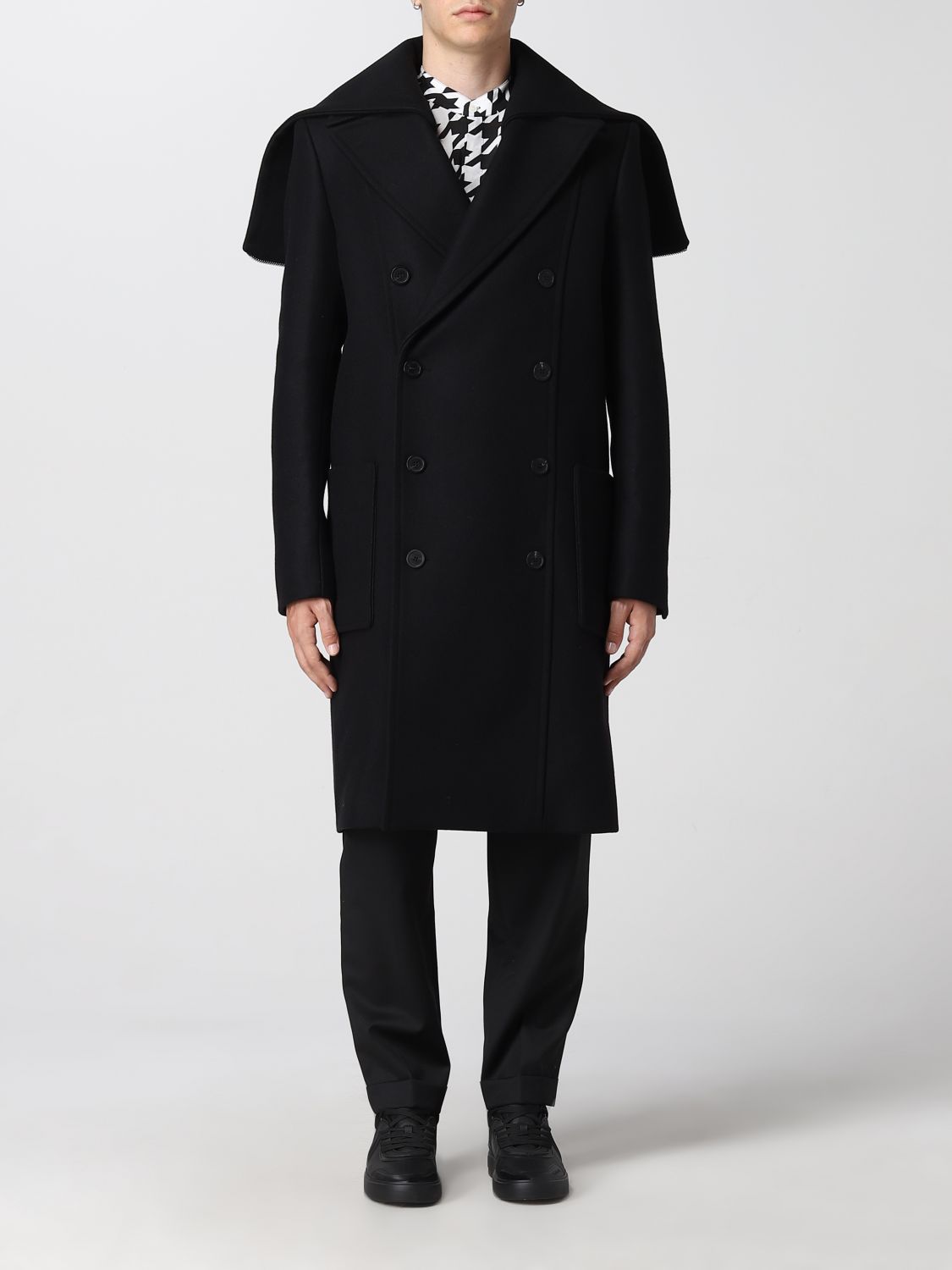 Coat Balmain: Balmain coat for men black 1