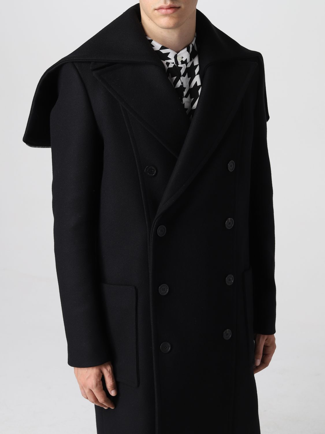 Coat Balmain: Balmain coat for men black 5