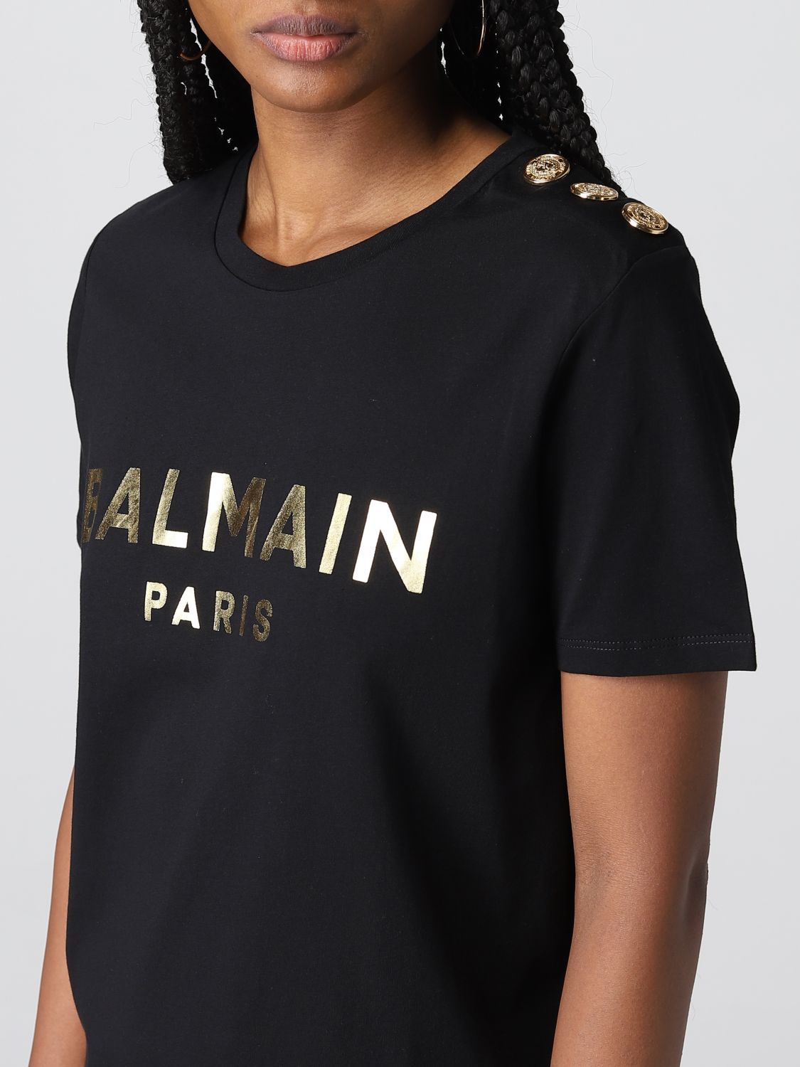 T-Shirt Balmain: Balmain t-shirt for women black 4