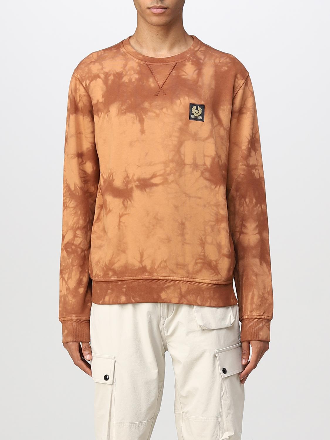 BELSTAFF: sweatshirt for man - Orange | Belstaff sweatshirt 103019 online  on GIGLIO.COM
