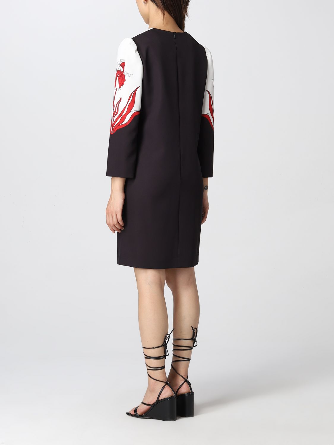 Dress Boutique Moschino: Moschino Boutique dress with iris print black 2